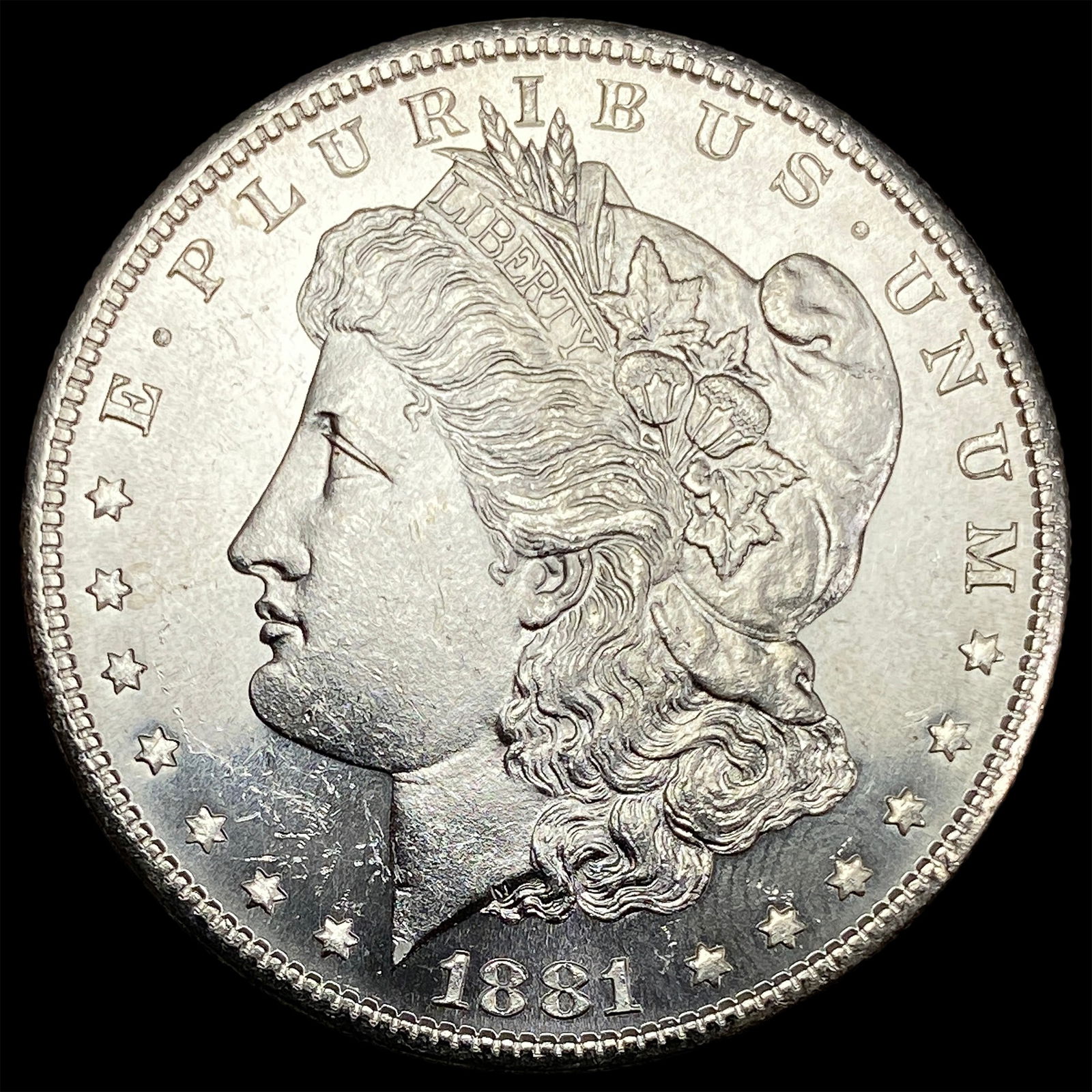 1881-S Silver Morgan Dollar CHOICE BU (1 of 2)