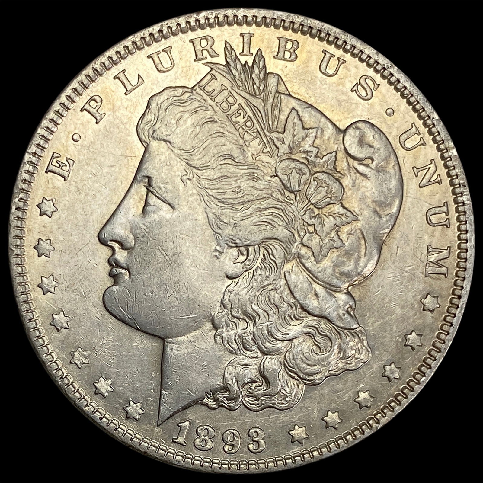 1893 Morgan Silver Dollar CHOICE AU (1 of 2)