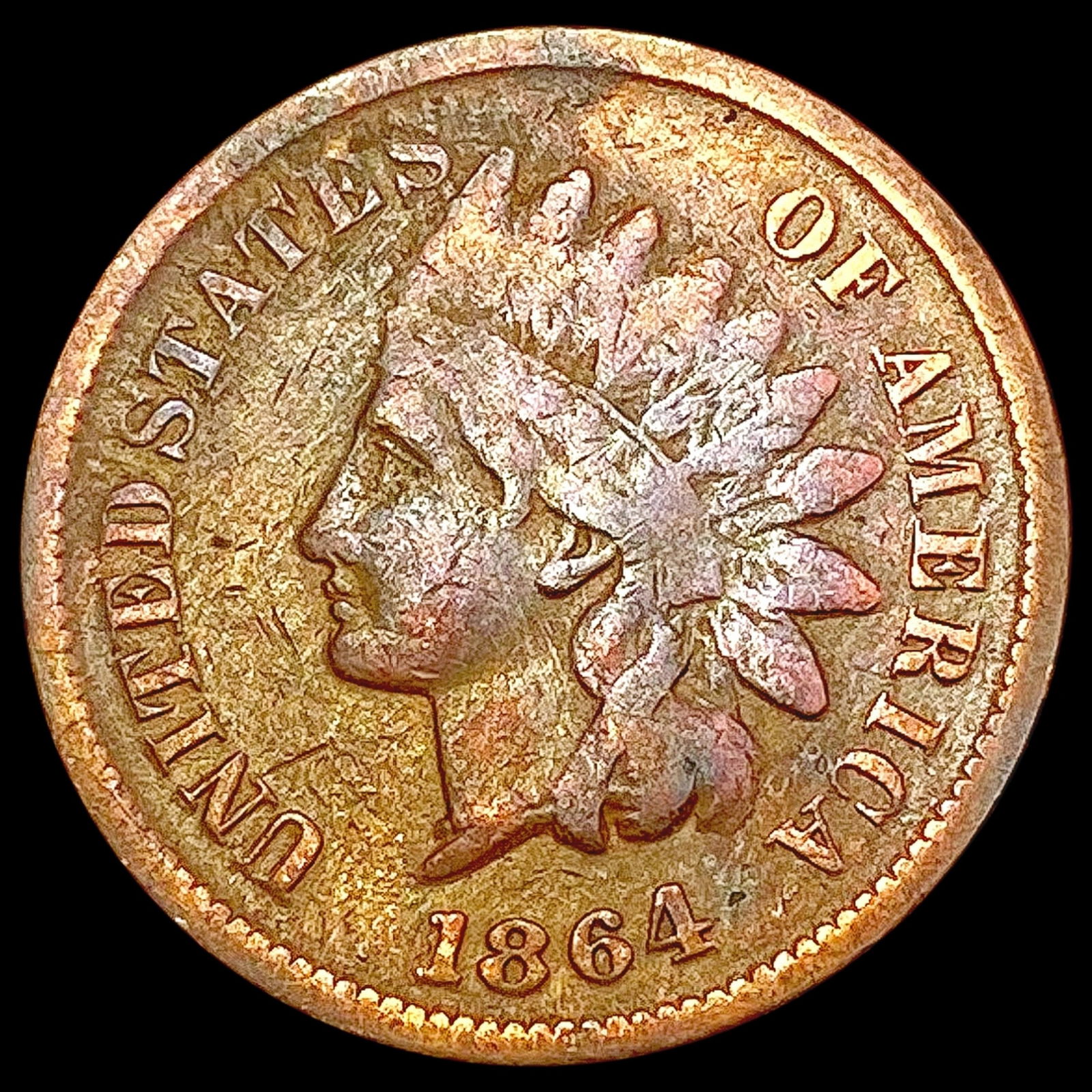 1864 Indian Head Cent CLOSELY UNCIRCULATED (1 of 2)