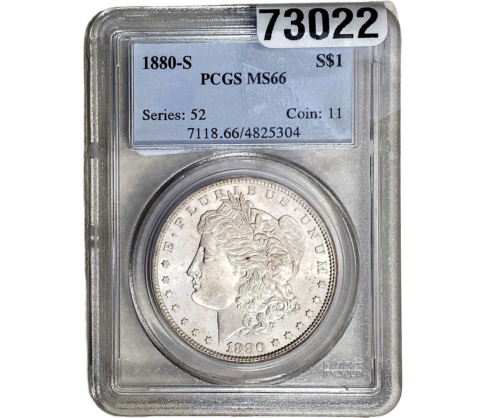 1880-S Morgan Silver Dollar PCGS MS66 (1 of 2)