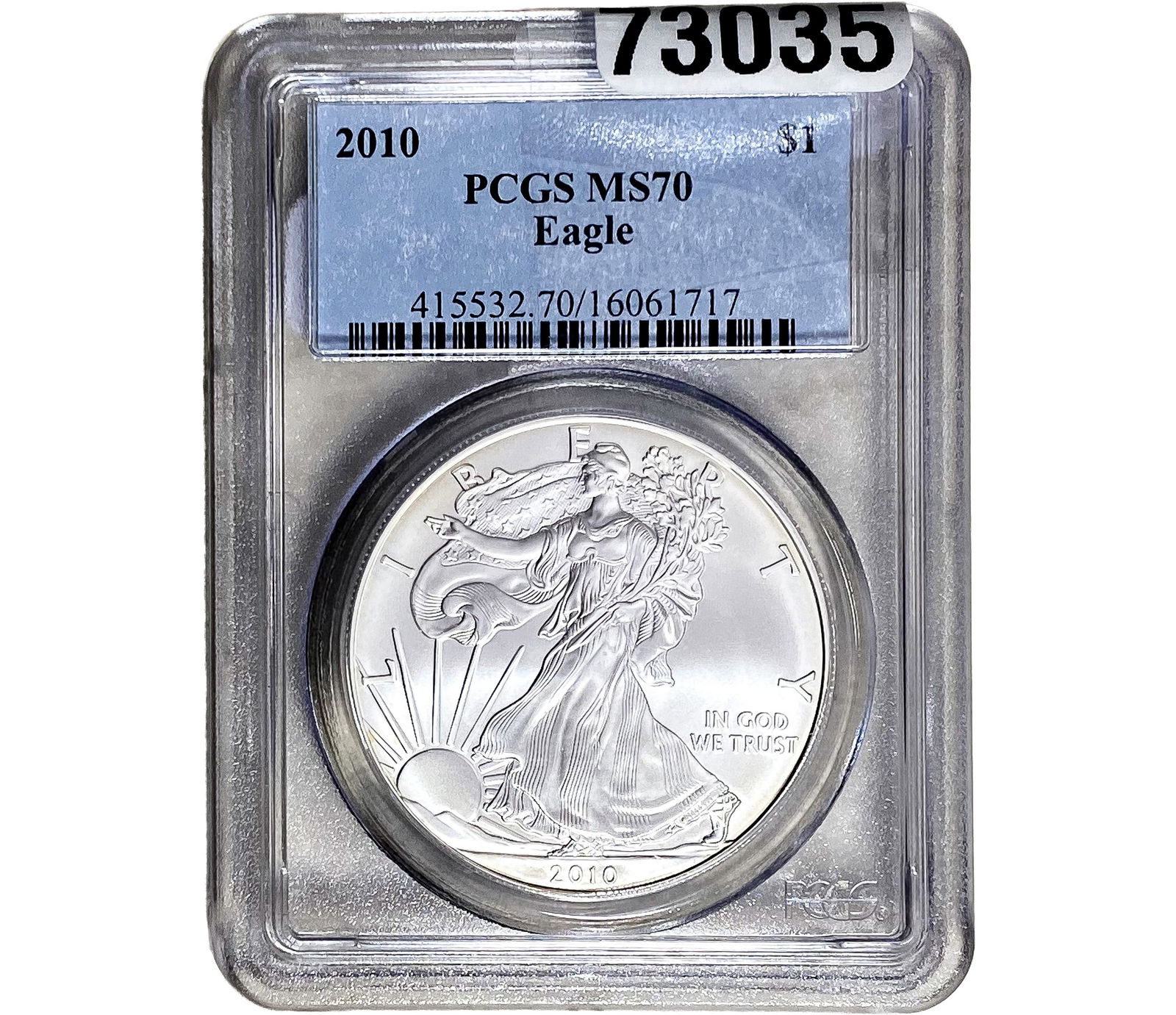 2010 Silver Eagle PCGS MS70 (1 of 2)