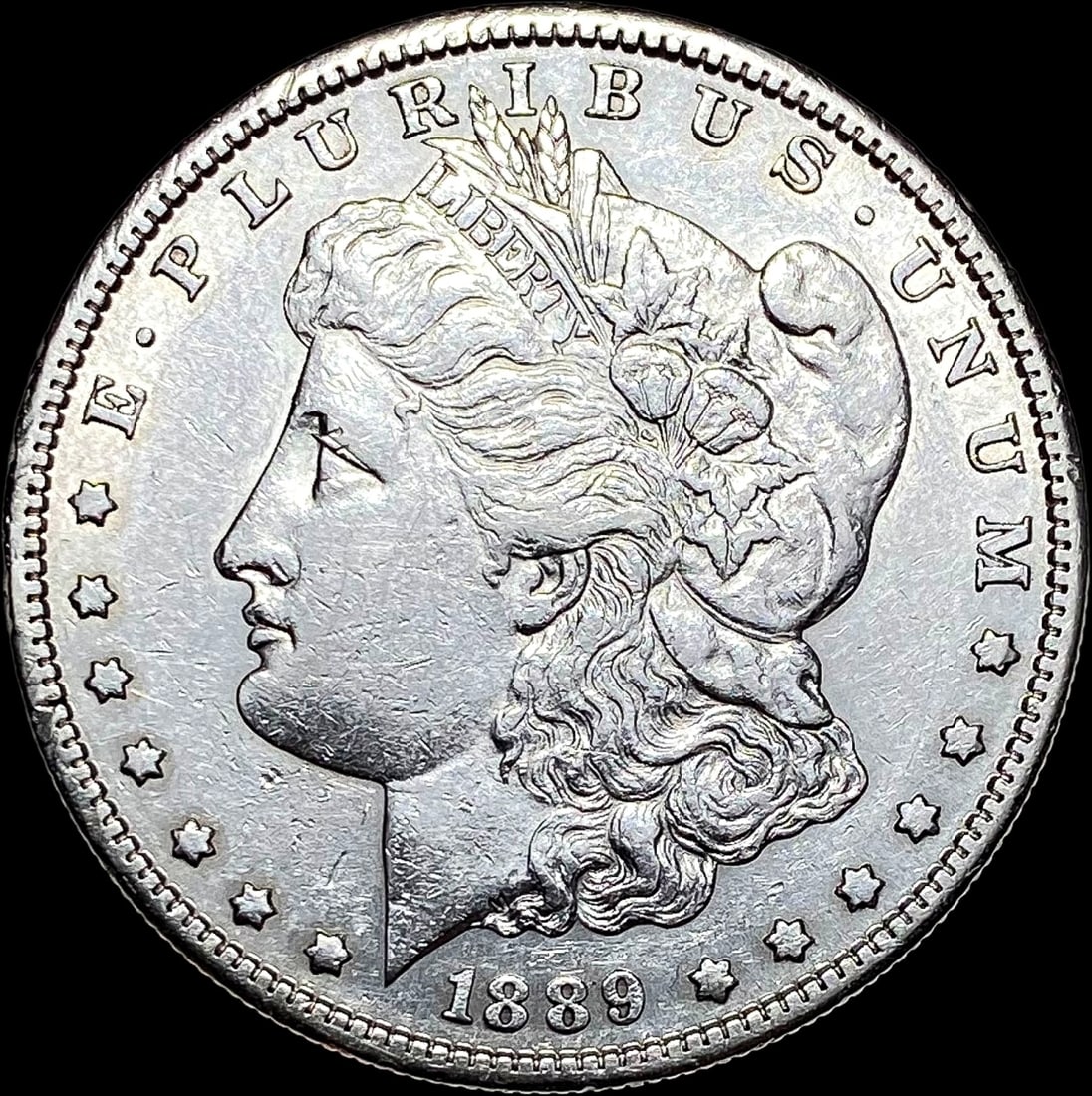 1889-S Silver Morgan Dollar CLOSELY  UNCIRCULATED (1 of 2)