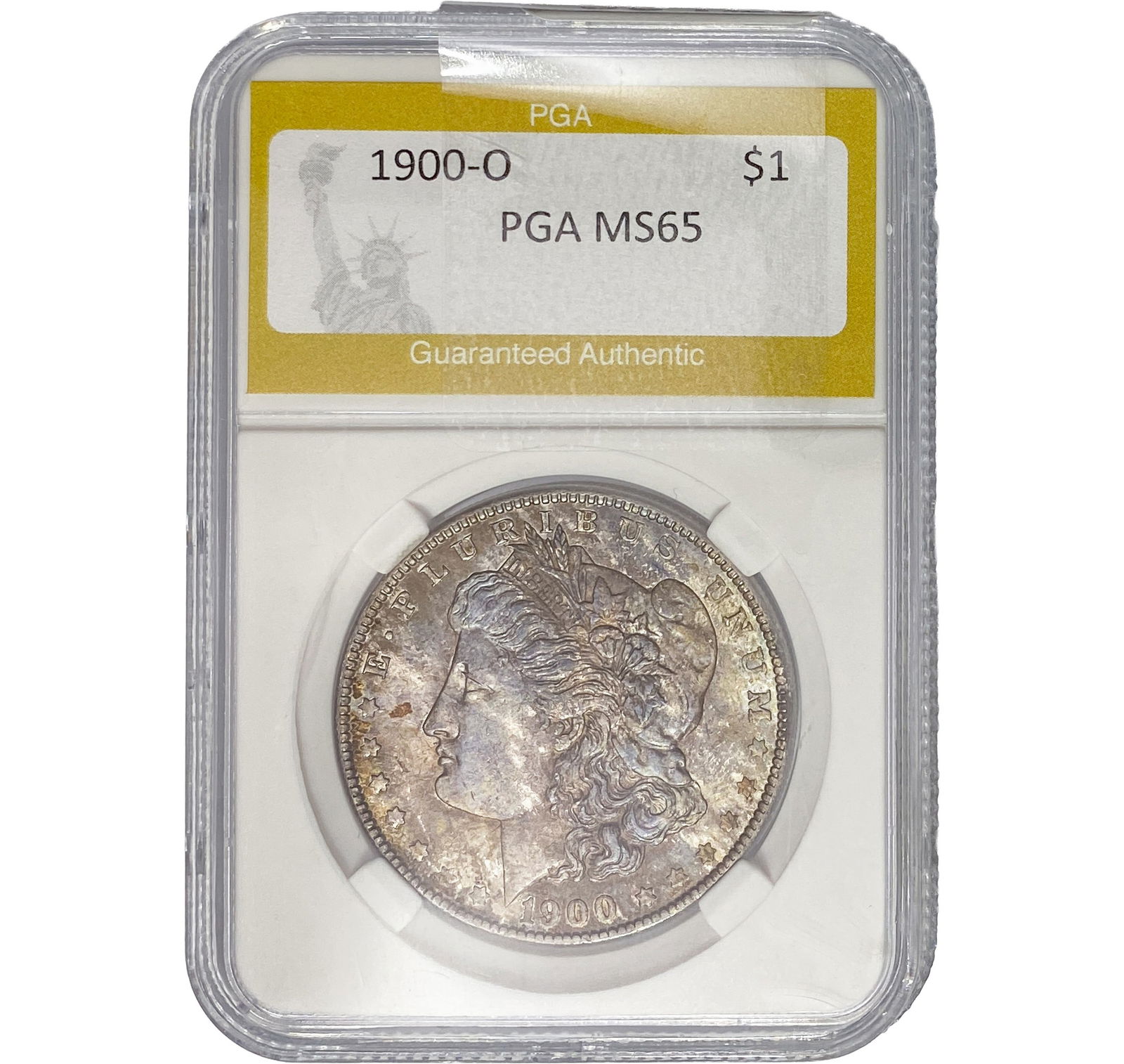 1900-O Morgan Silver Dollar PGA MS65 (1 of 2)