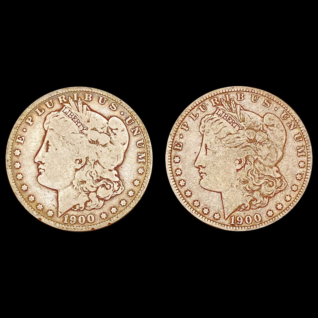[2]1900-S & 1900-O/CC Morgan Silver Dollar HIGH GRADE (1 of 2)