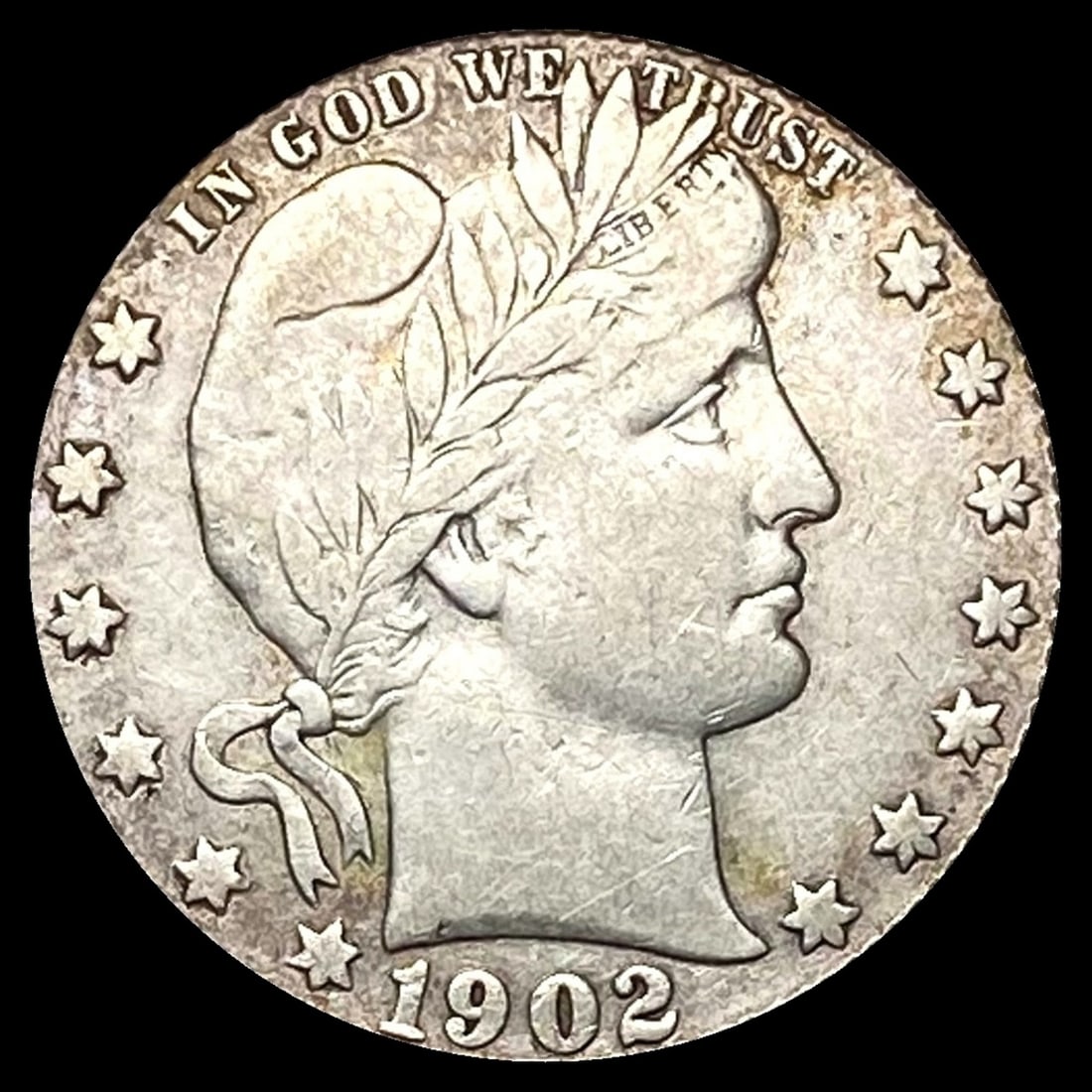 1902-S Barber Quarter LIGHTLY CIRCULATED (1 of 2)