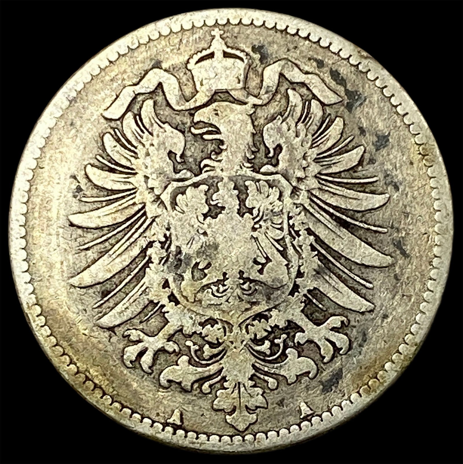 1875-A Germany Silver 1 Reichsmark NEARLY UNCIRCULATED (1 of 2)