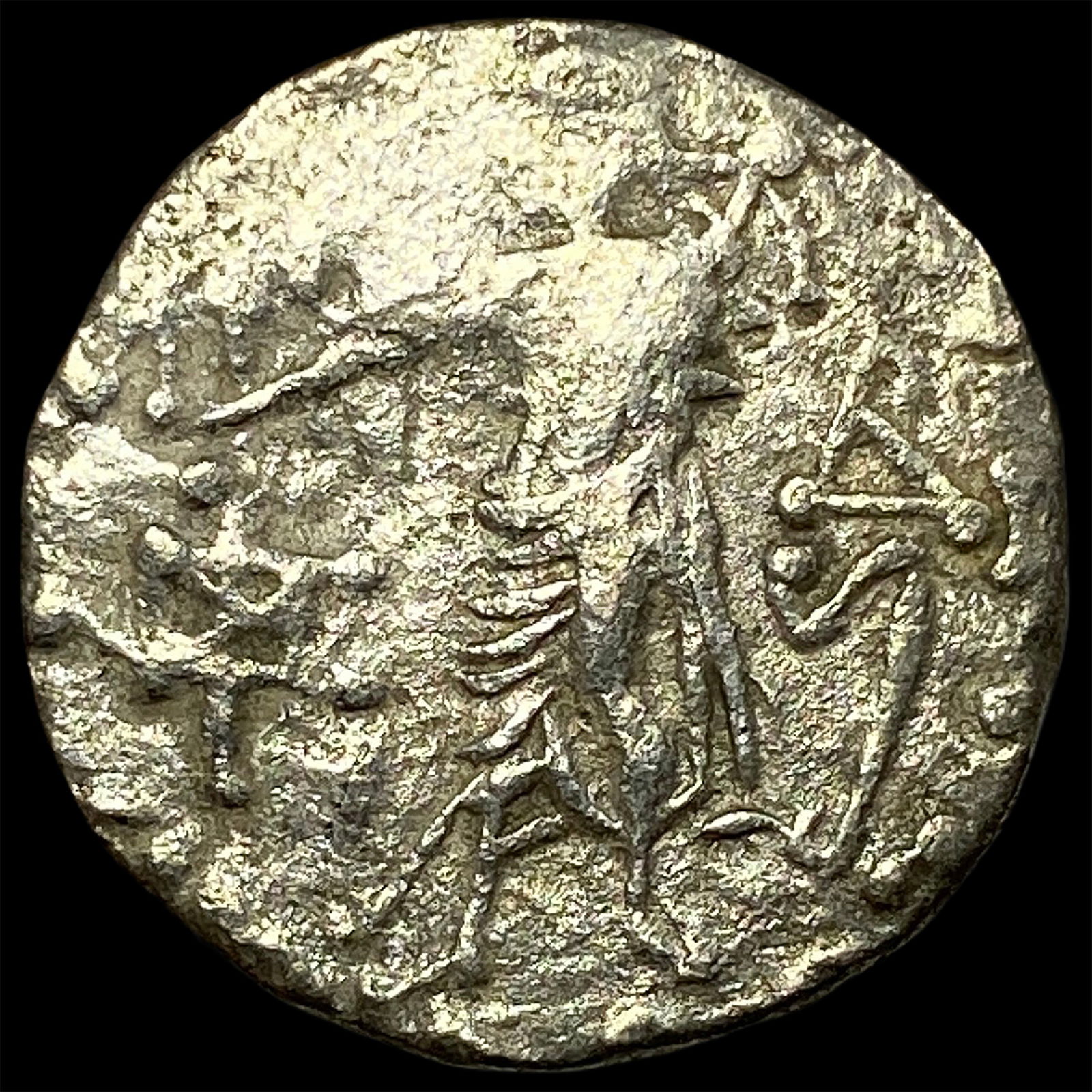 Indo-Scythian Azes 1/11, 58 BC SIlver Tetradrachm LIGHTLY CIRCULATED (1 of 2)