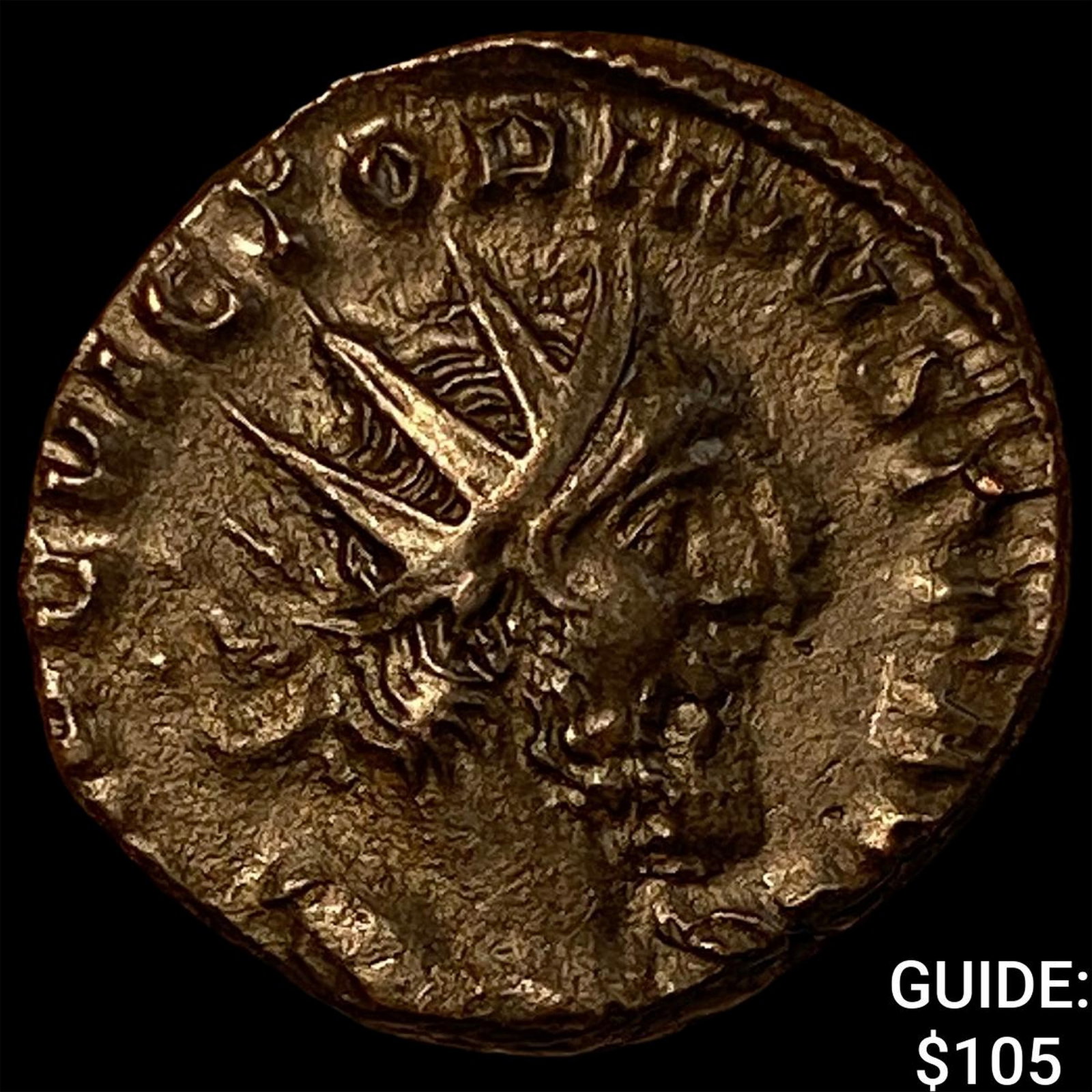 Romao-Gallic Victorinus 269-271AD BI Dbl Denarius CHOICE AU: Romao-Gallic Victorinus 269-271AD BI Dbl Denarius CHOICE AU