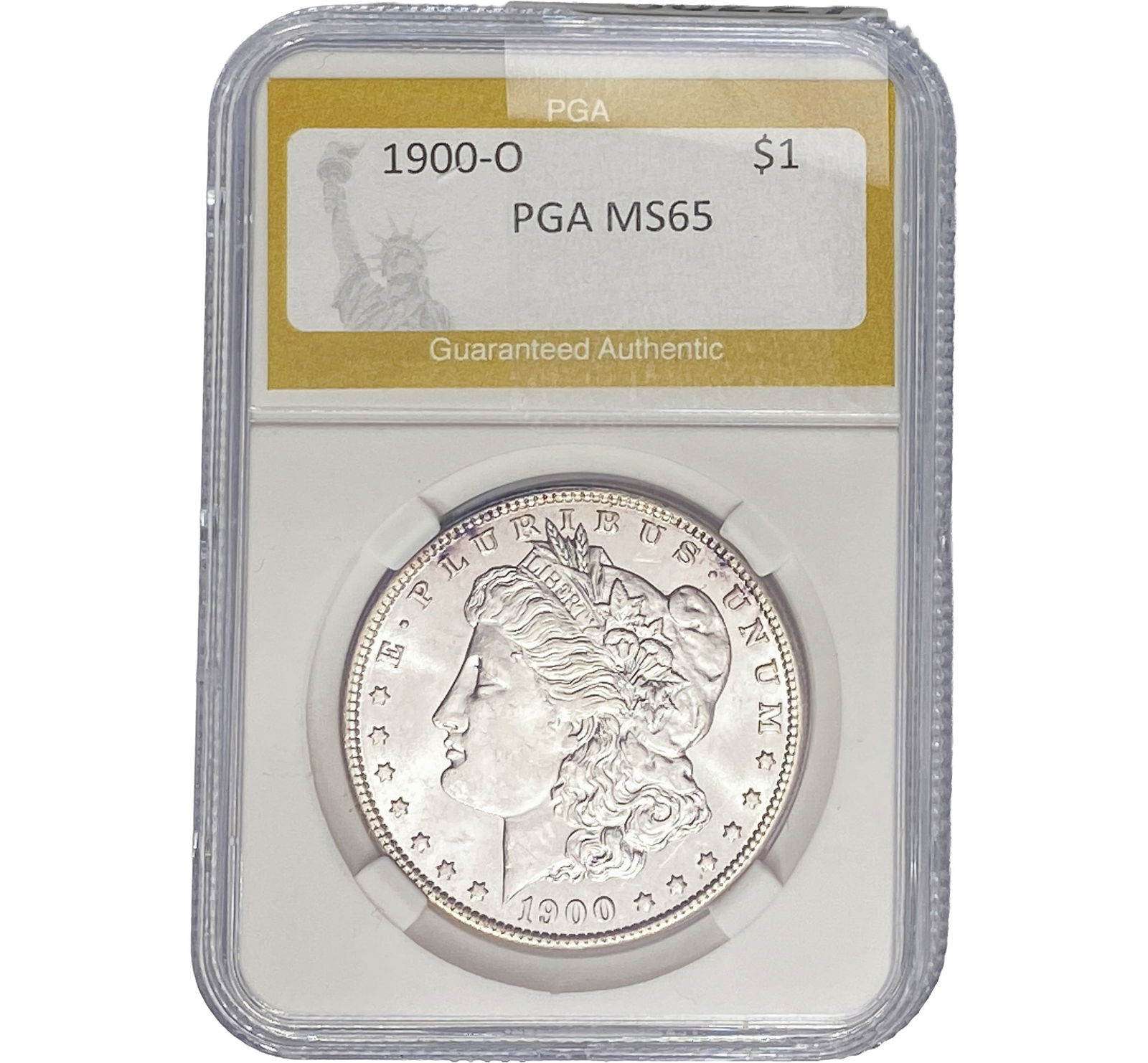 1900-O Morgan Silver Dollar PGA MS65 (1 of 2)