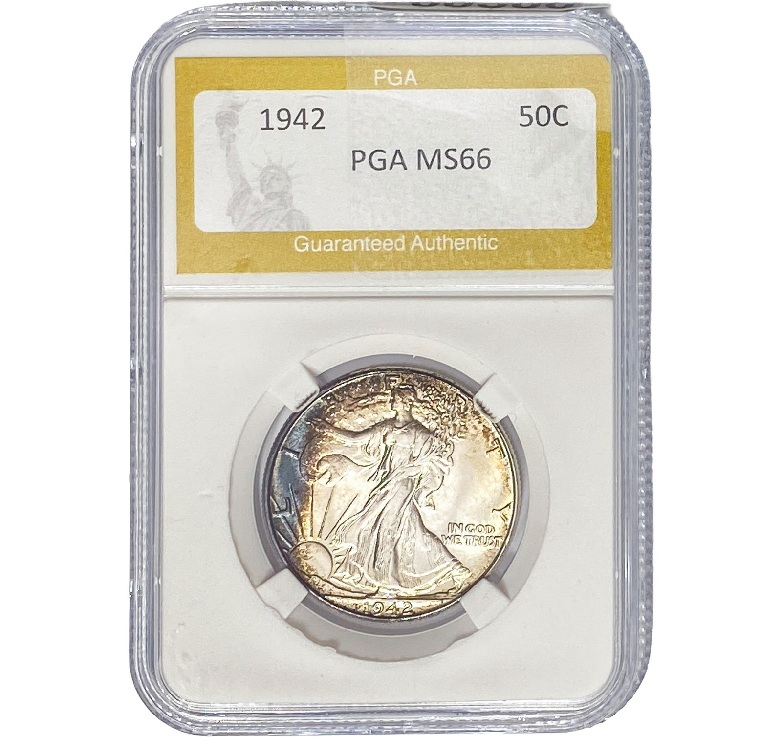 1942 Walking Liberty Half Dollar PGA MS66 (1 of 2)