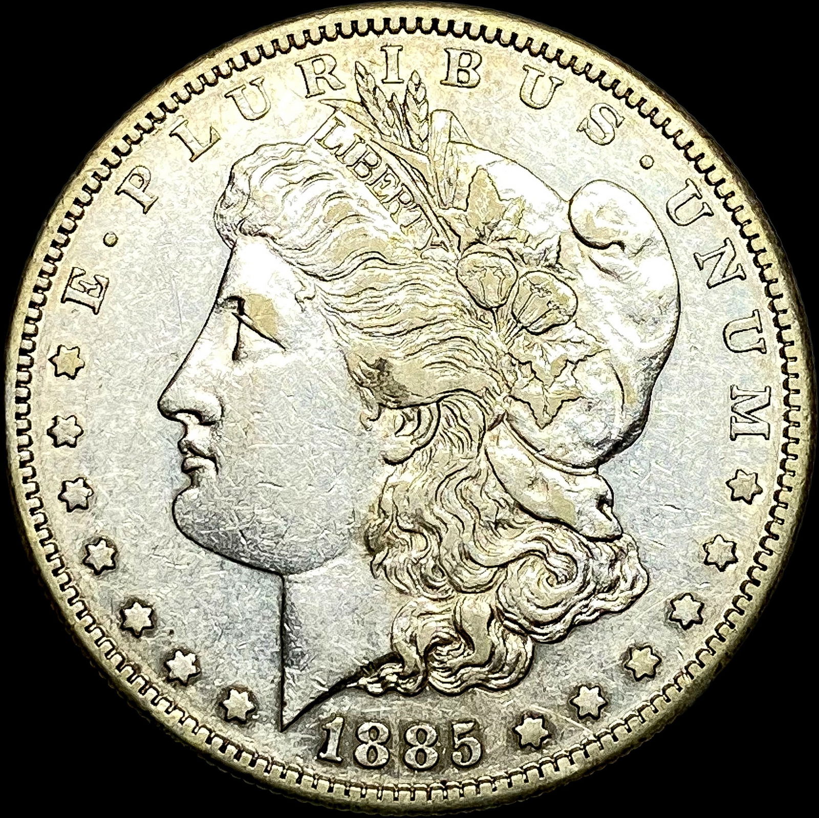1885-S Silver Morgan Dollar CLOSELY UNCIRCULATED (1 of 2)