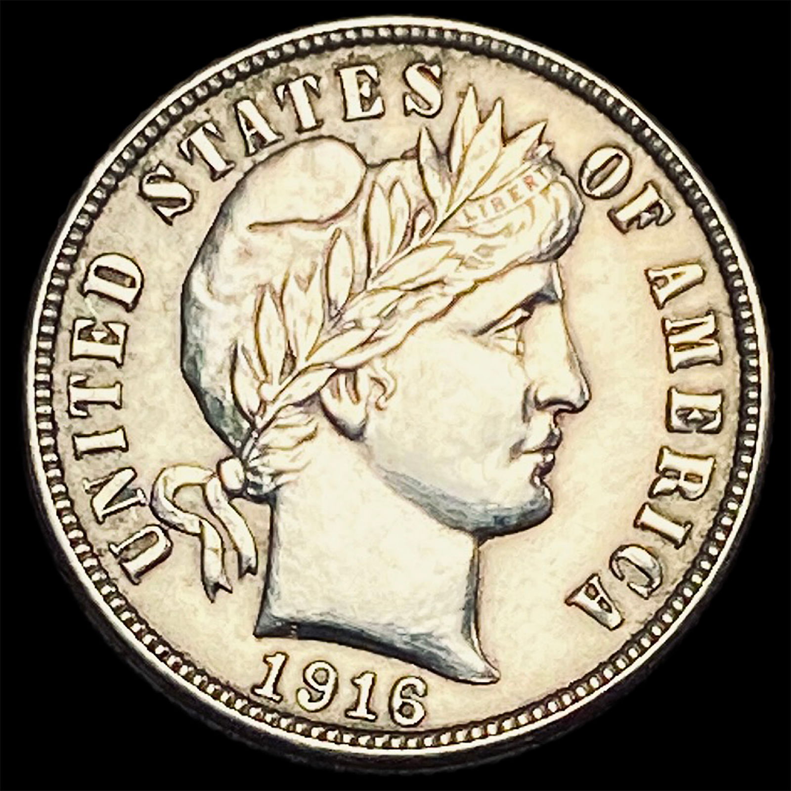 1916 Silver Barber Dime HIGH GRADE (1 of 2)