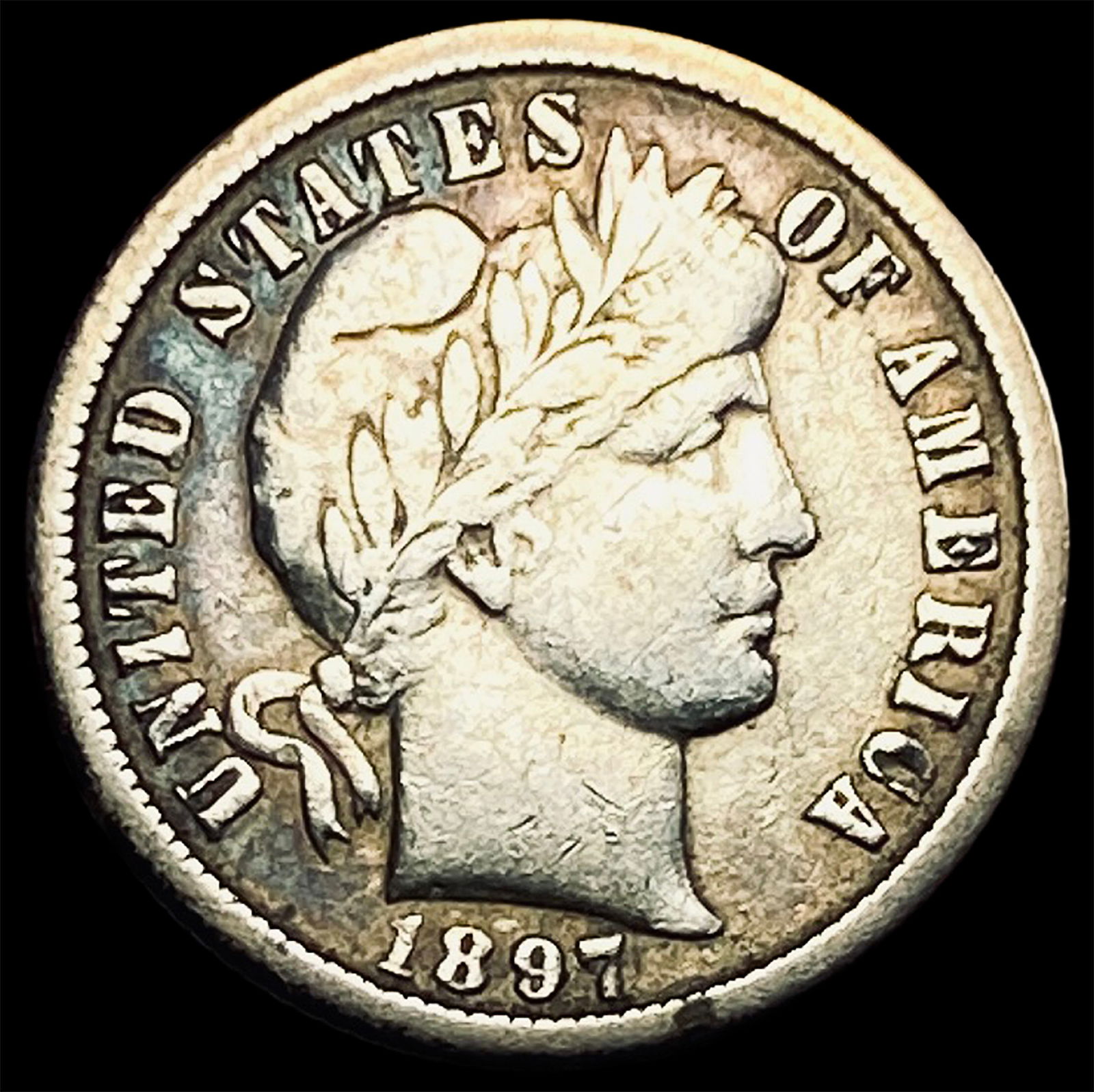 1897-O Silver Barber Dime LIGHTLY CIRCULATED (1 of 2)