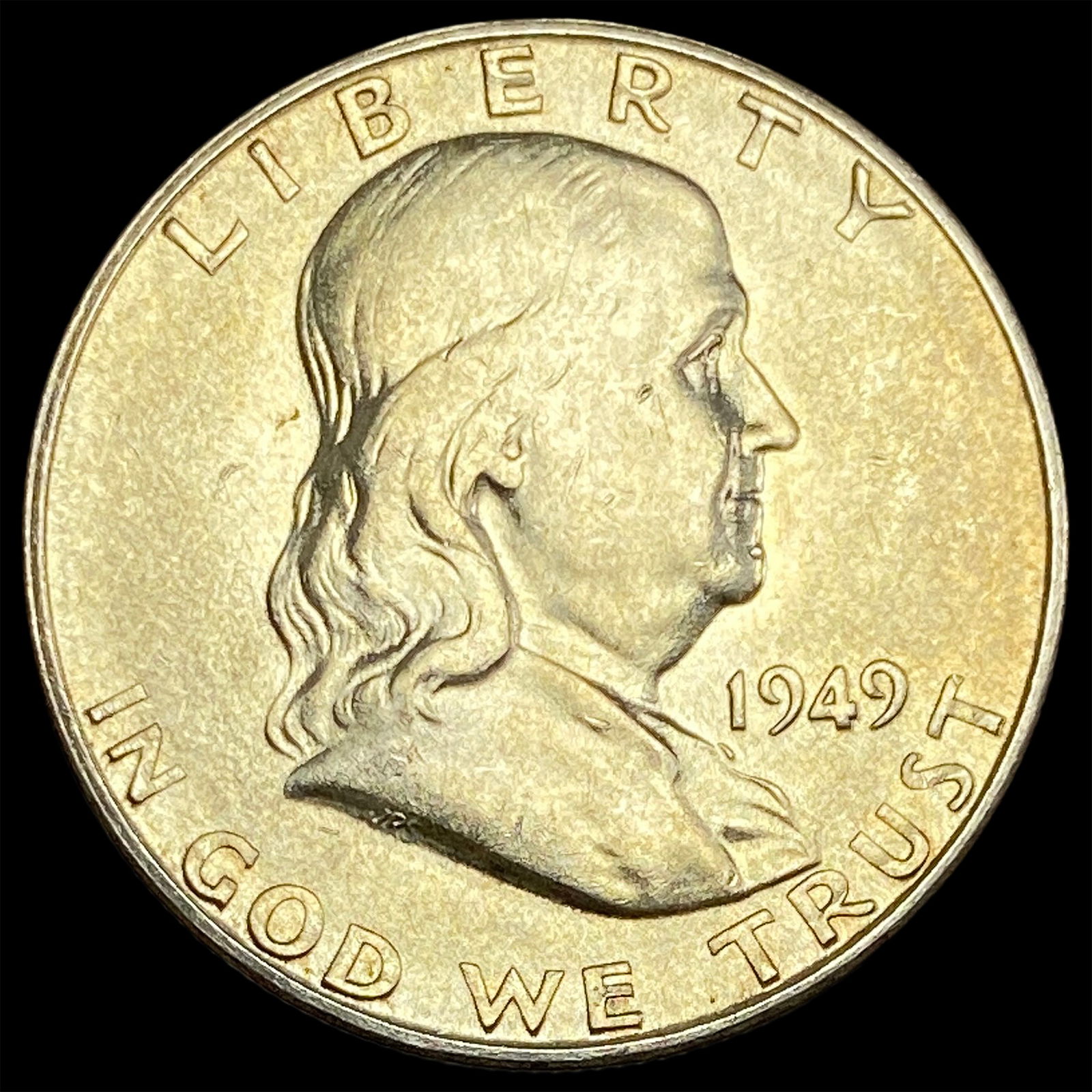 1949-S Silver Franklin Half Dollar UNCIRCULATED (1 of 2)