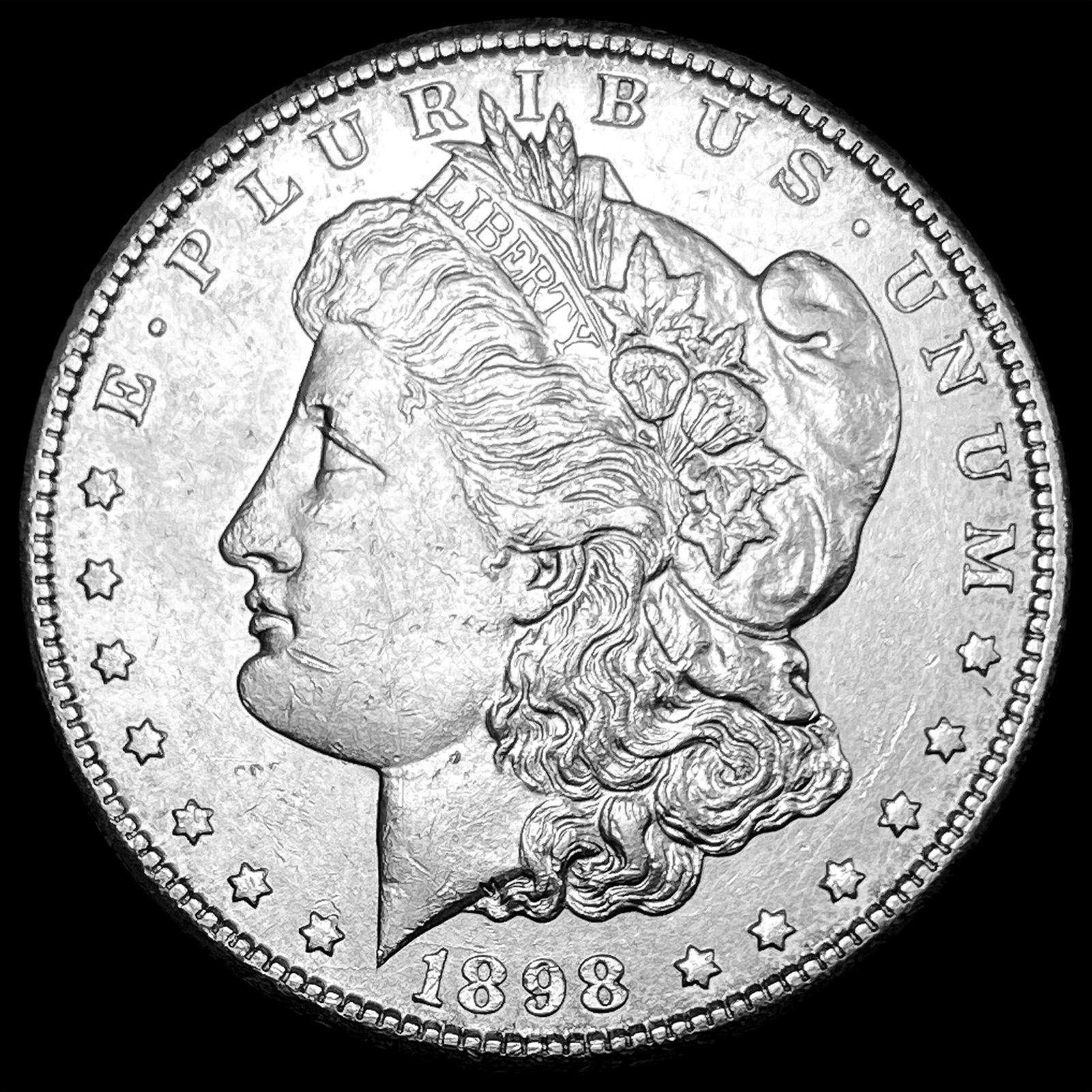 1898-S Silver Morgan Dollar CLOSELY UNCIRCULATED (1 of 2)