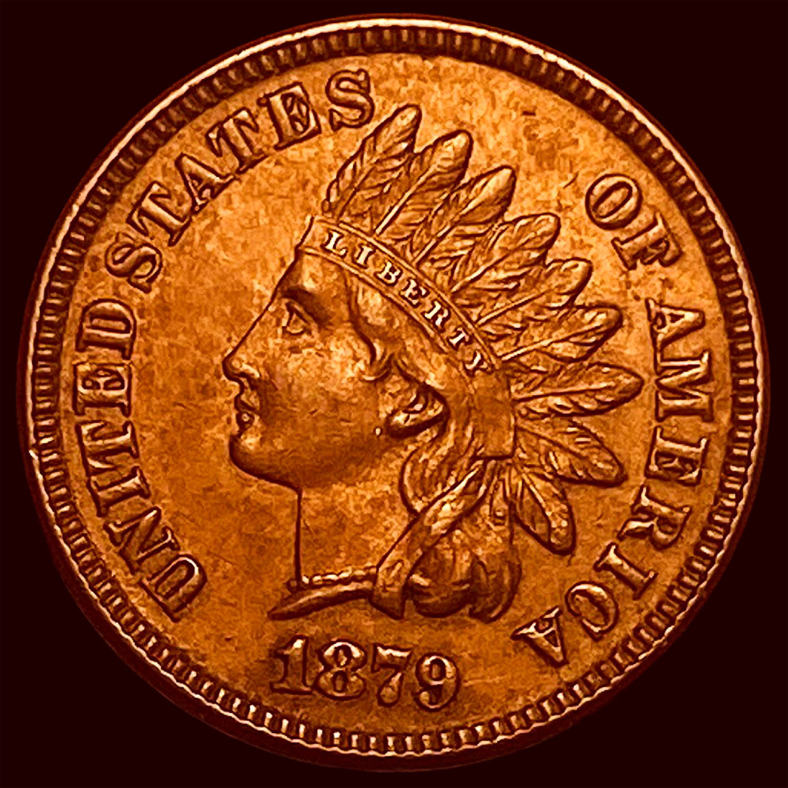 1879 Indian Head Cent CHOICE AU (1 of 2)