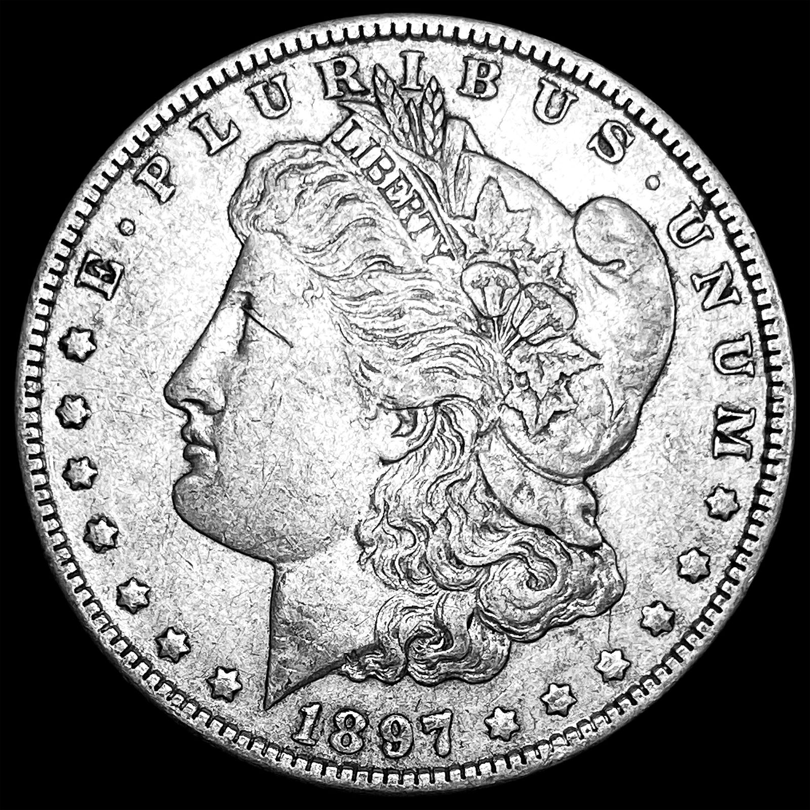1897-O Silver Morgan Dollar NEARLY UNCIRCULATED (1 of 2)