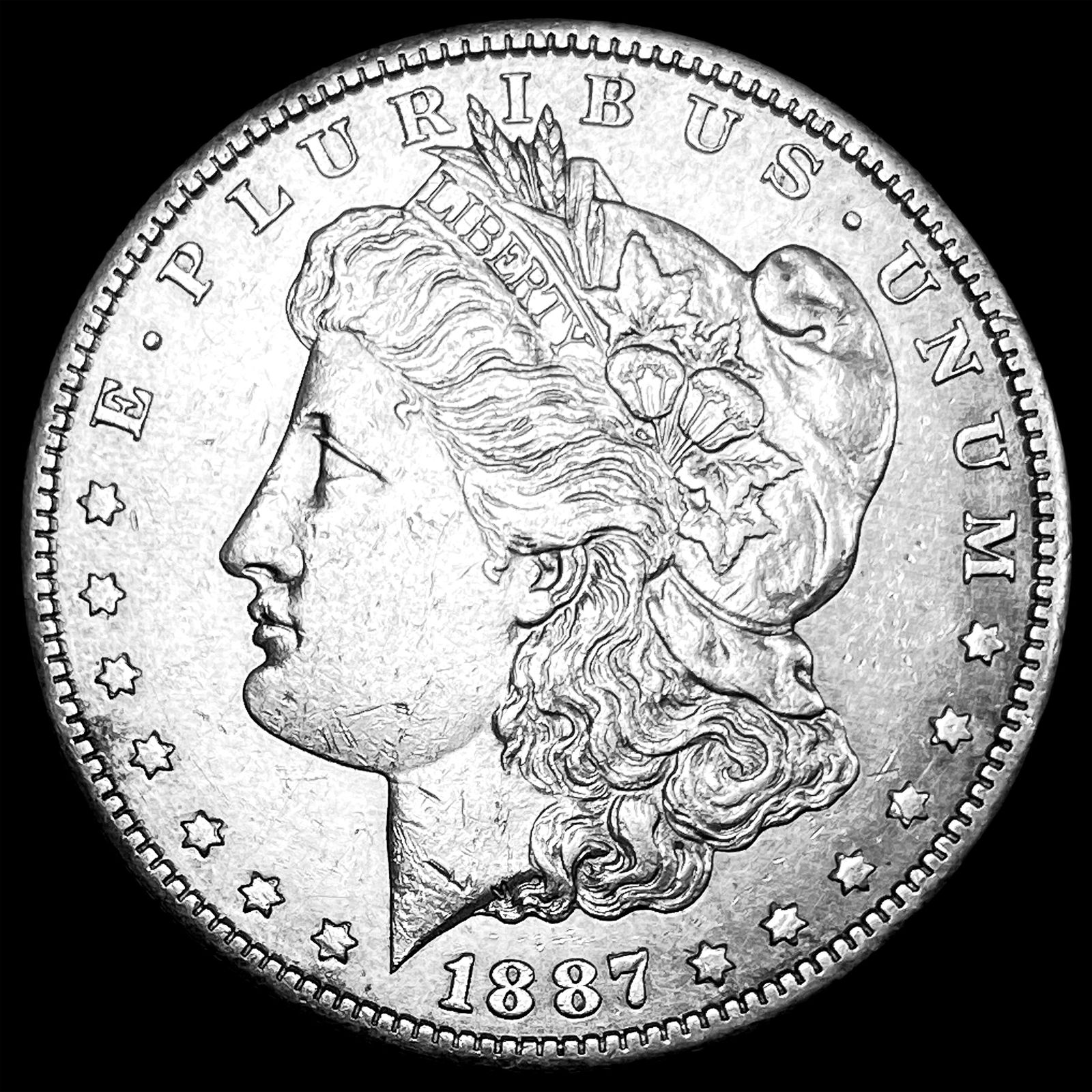 1887-S Silver Morgan Dollar CLOSELY UNCIRCULATED (1 of 2)