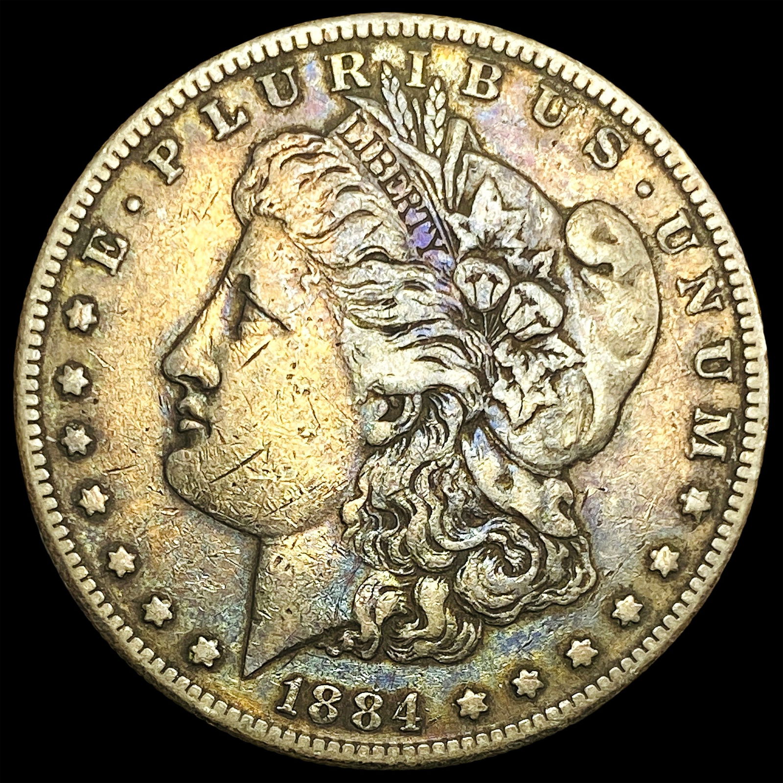 1884-S Silver Morgan Dollar NEARLY UNCIRCULATED (1 of 2)