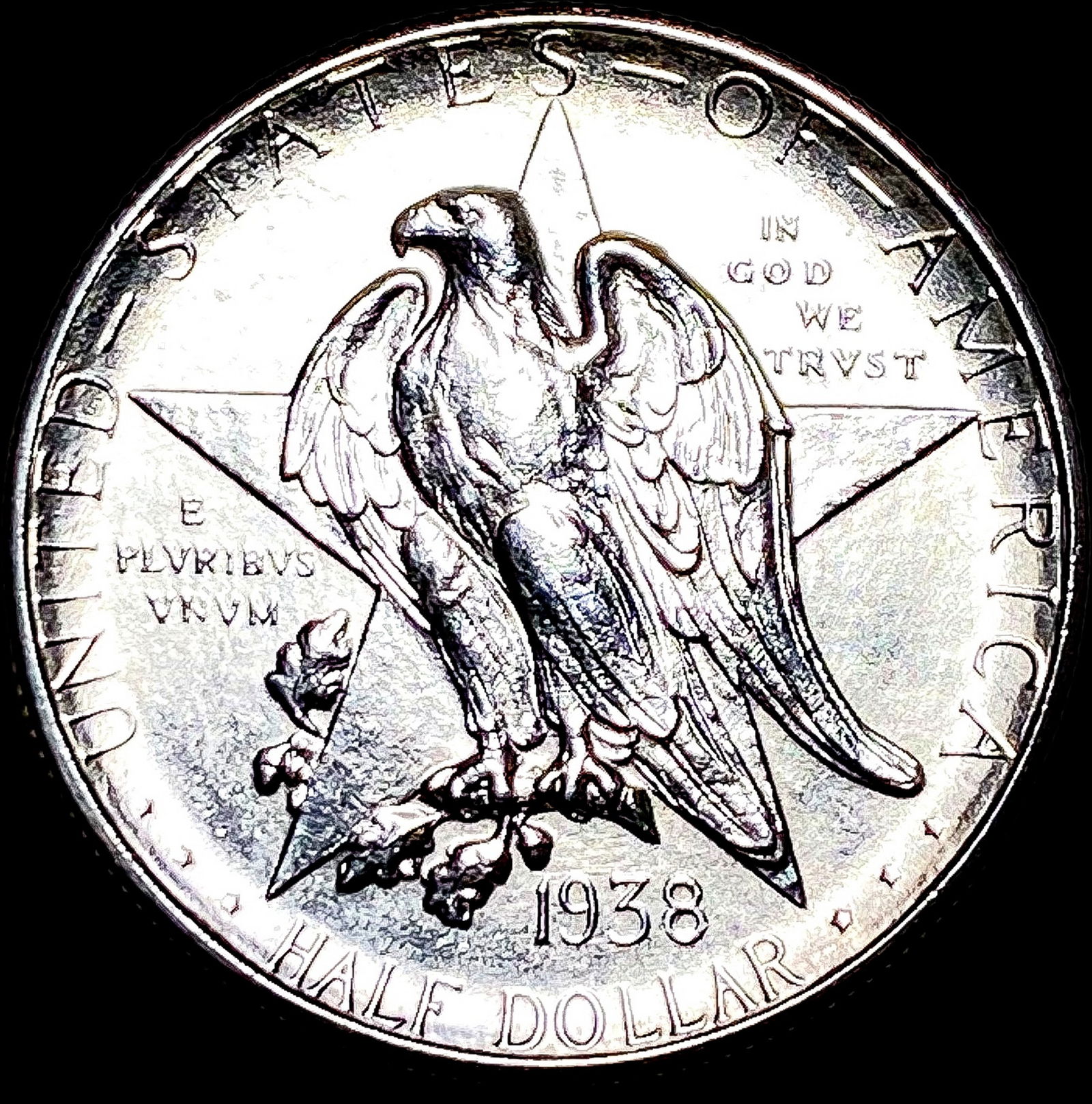 1938-D Silver Texas Half Dollar UNCIRCULATED (1 of 2)