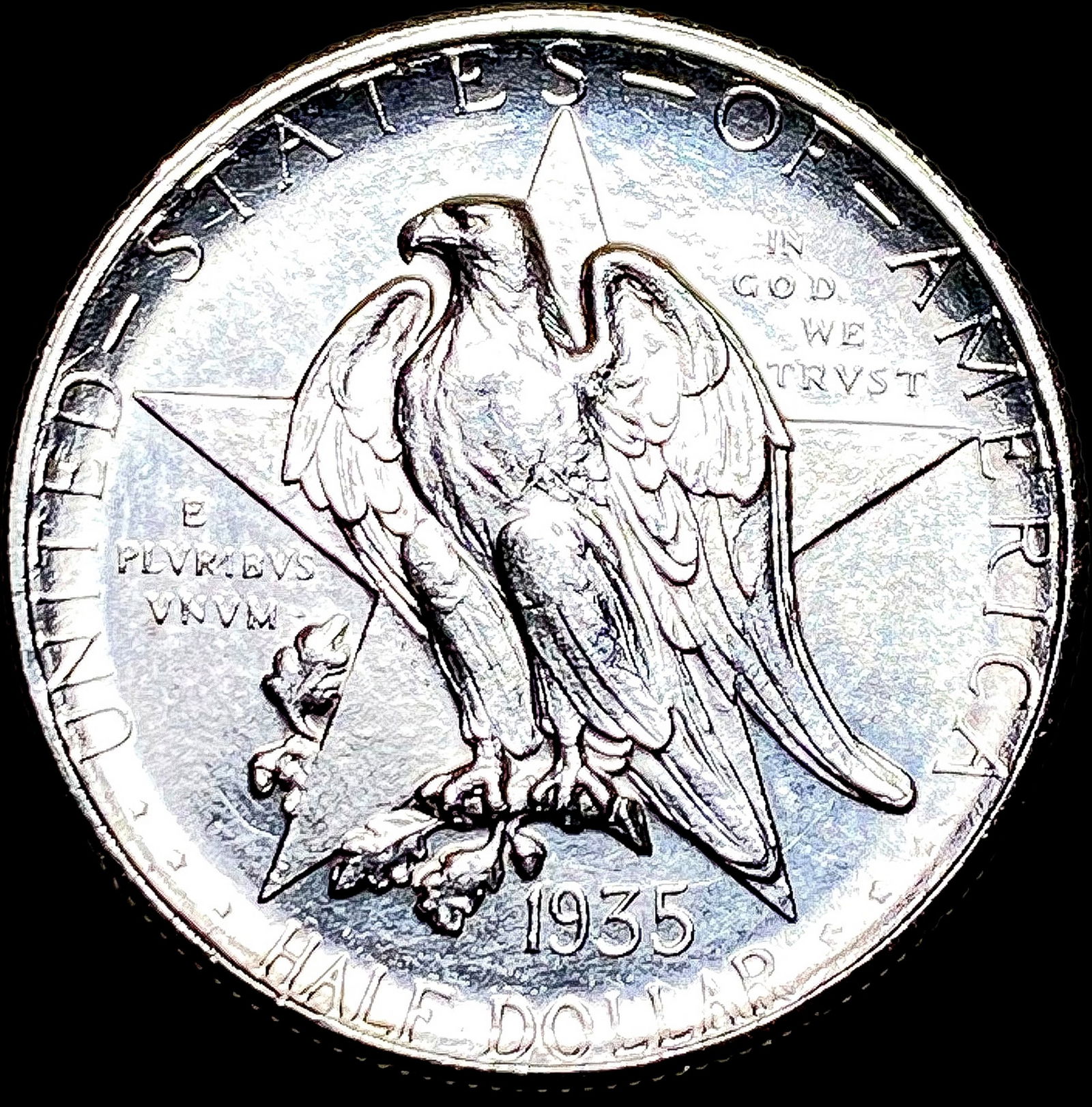 1935-D Silver Texas Half Dollar UNCIRCULATED (1 of 2)