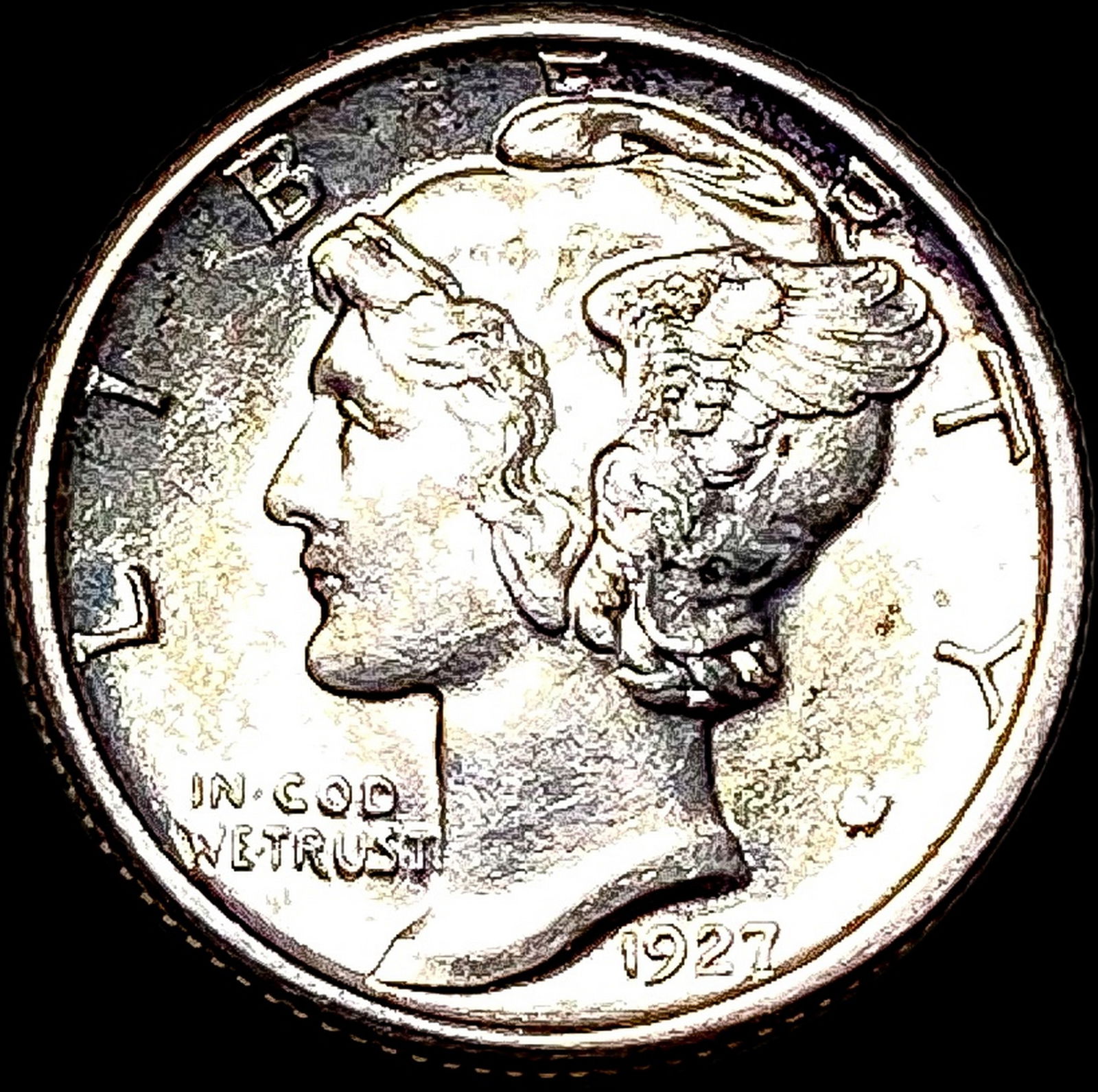 1927 Mercury Dime UNCIRCULATED (1 of 2)