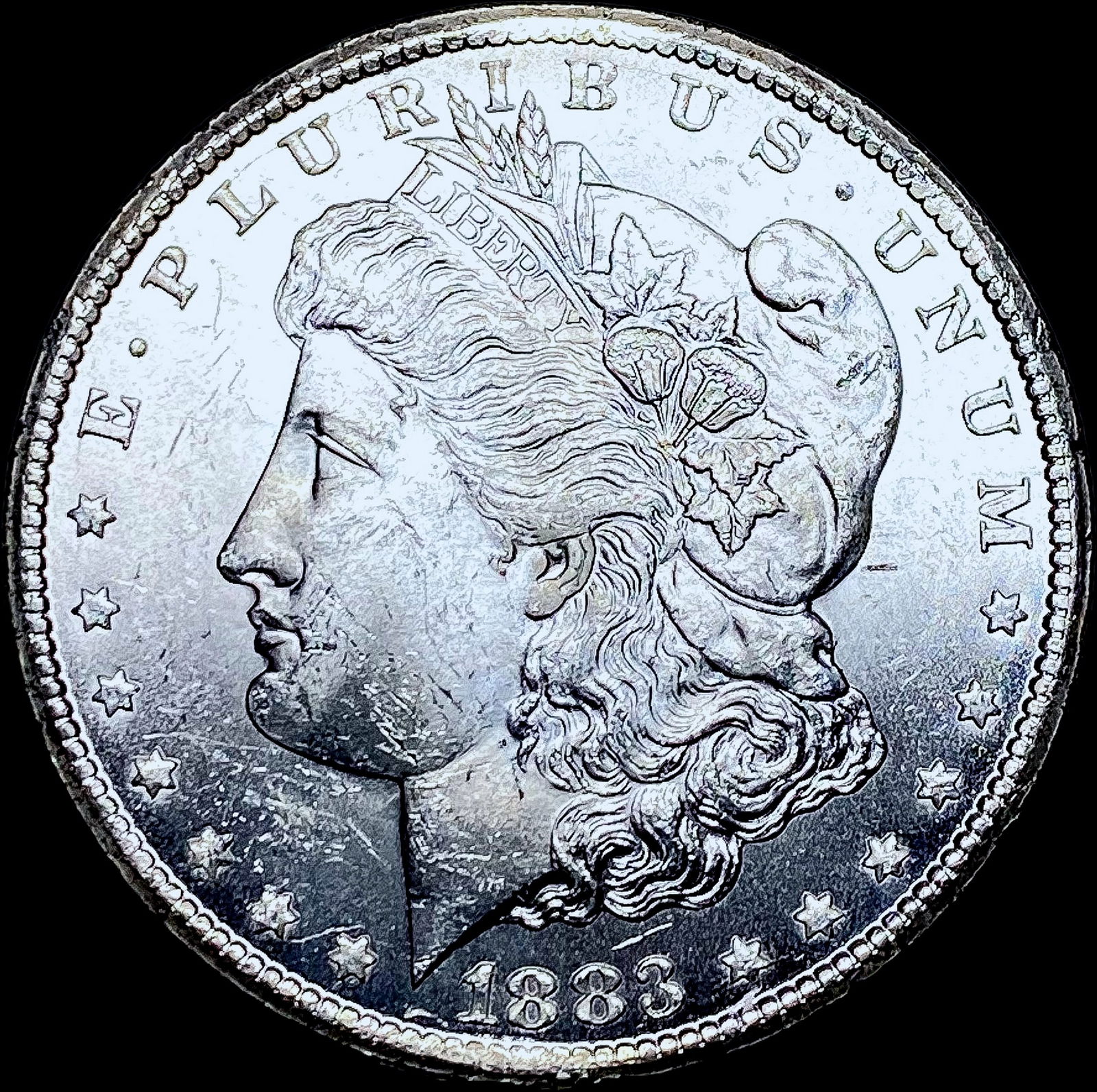 1883-CC Silver Morgan Dollar CHOICE BU (1 of 2)