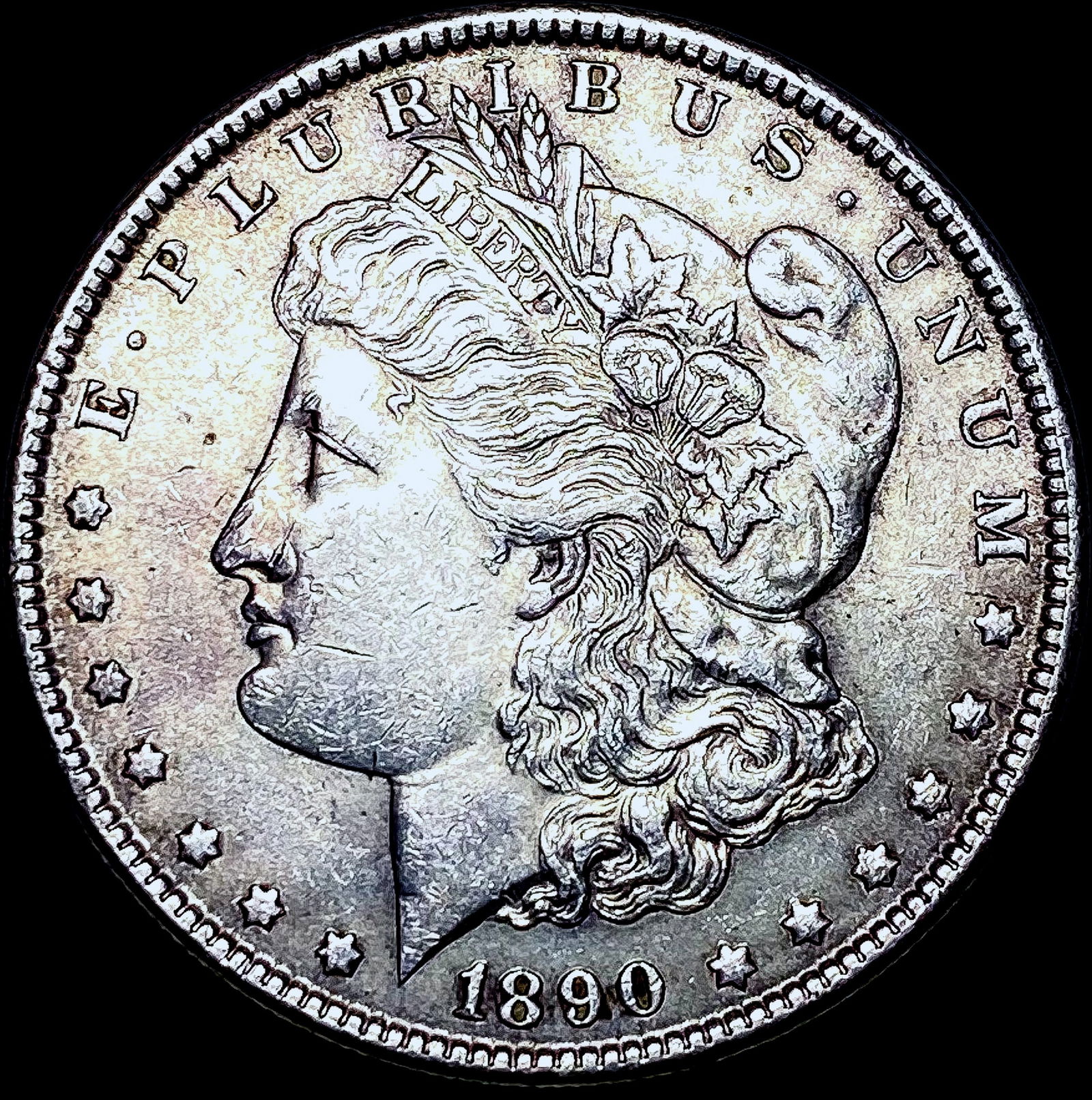 1890 Morgan Silver Dollar CHOICE AU (1 of 2)