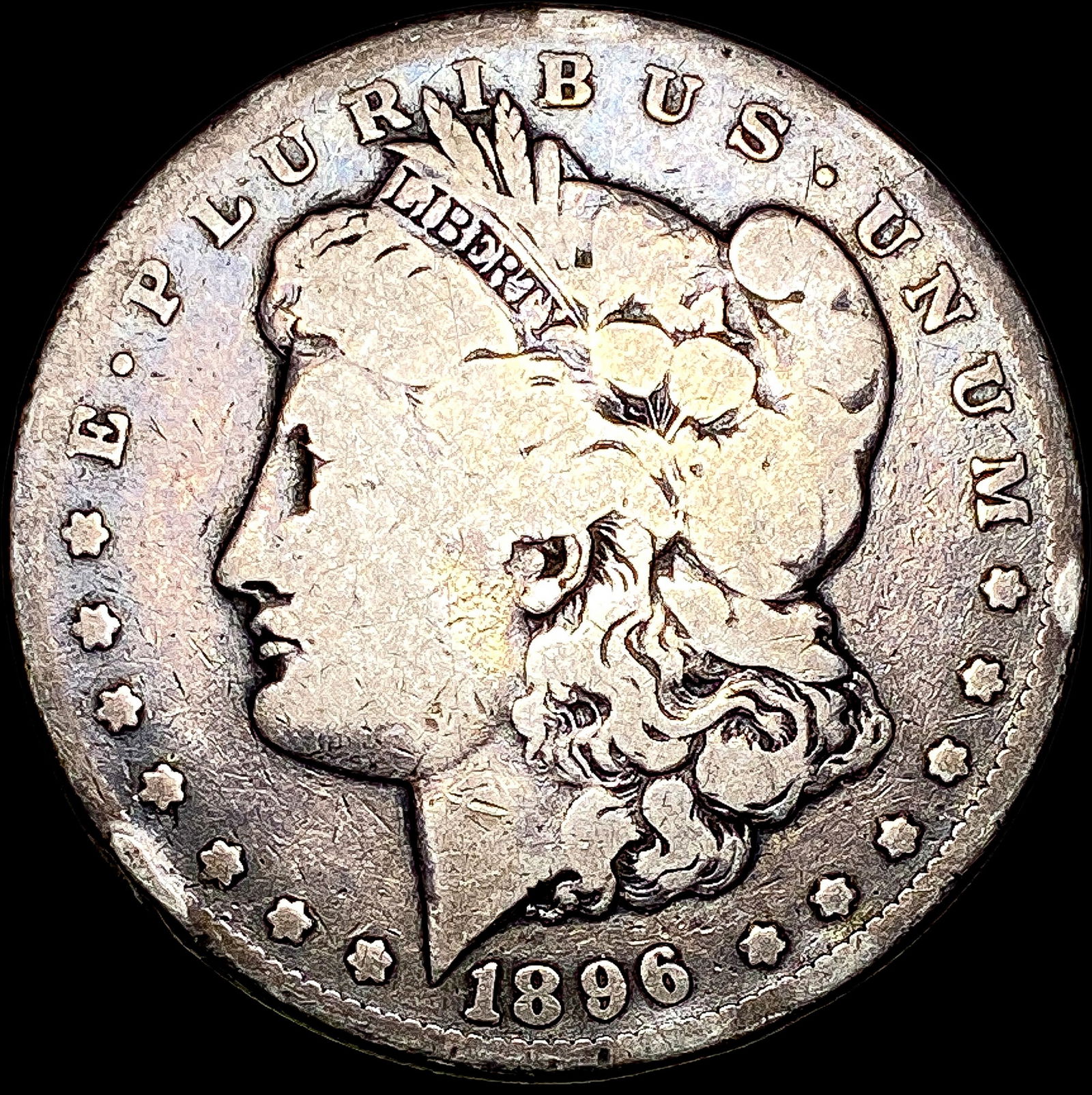 1896-S Silver Morgan Dollar NICELY CIRCULATED (1 of 2)