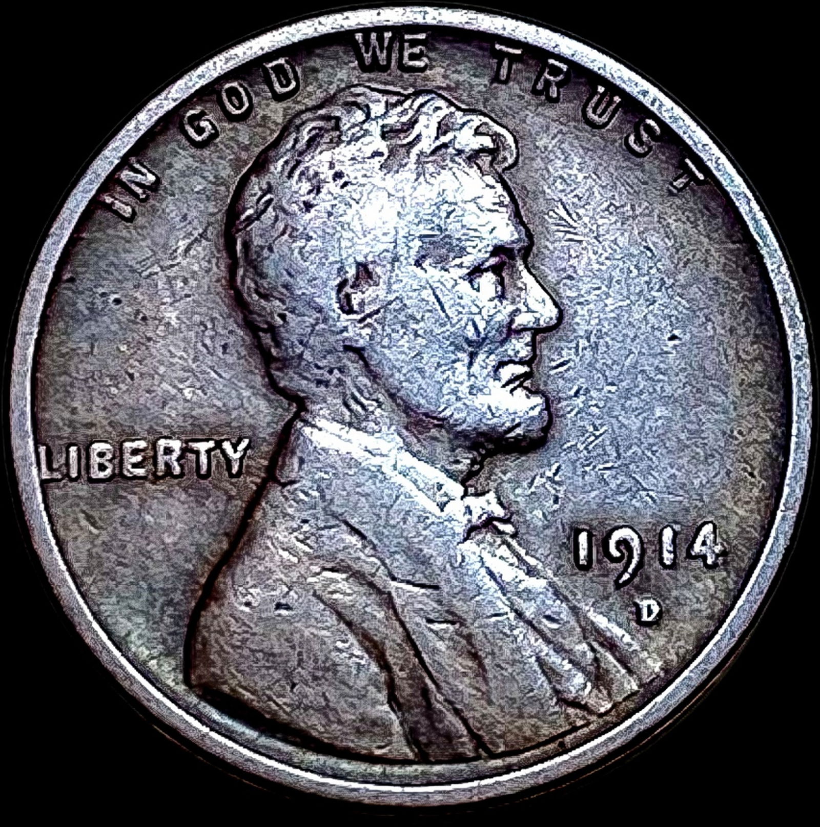 1914-D Lincoln Wheat Cent LIGHTLY CIRCULATED (1 of 2)