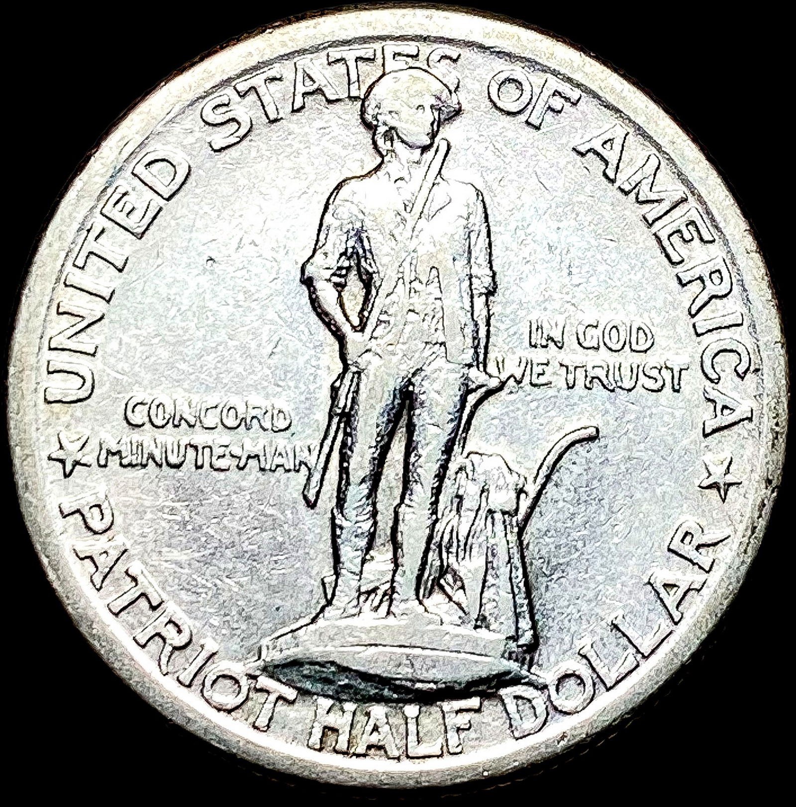 1925 Silver Lexington-Concord Half Dollar CLOSELY UNCIRCULATED (1 of 2)