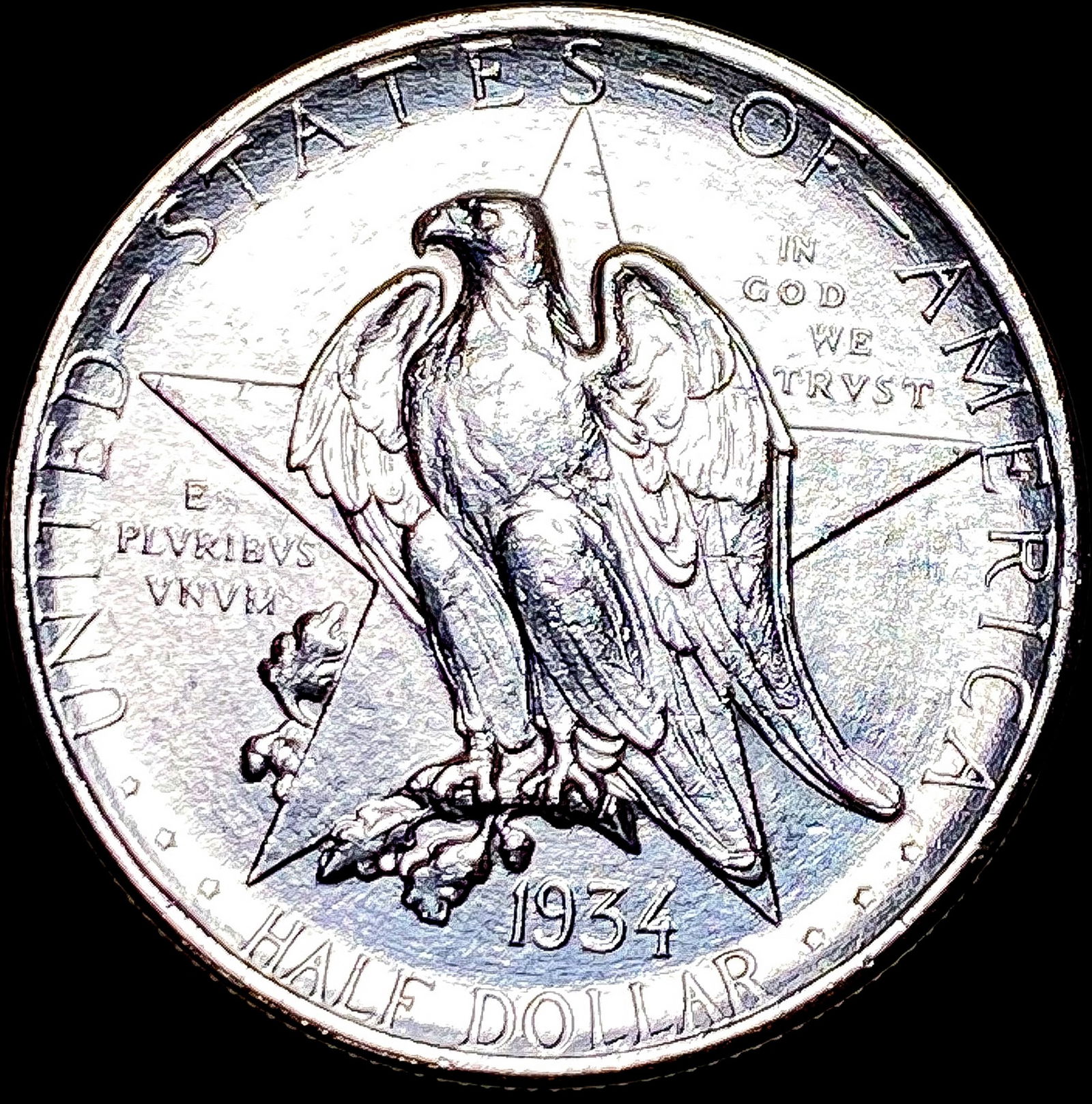 1934 Silver Texas Half Dollar UNCIRCULATED (1 of 2)