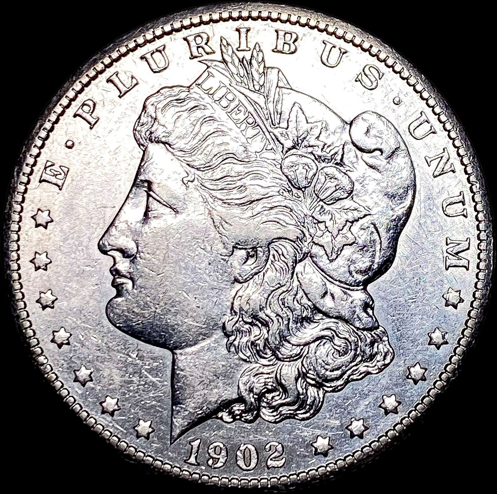 1902-S Silver Morgan Dollar CLOSELY UNCIRCULATED (1 of 2)