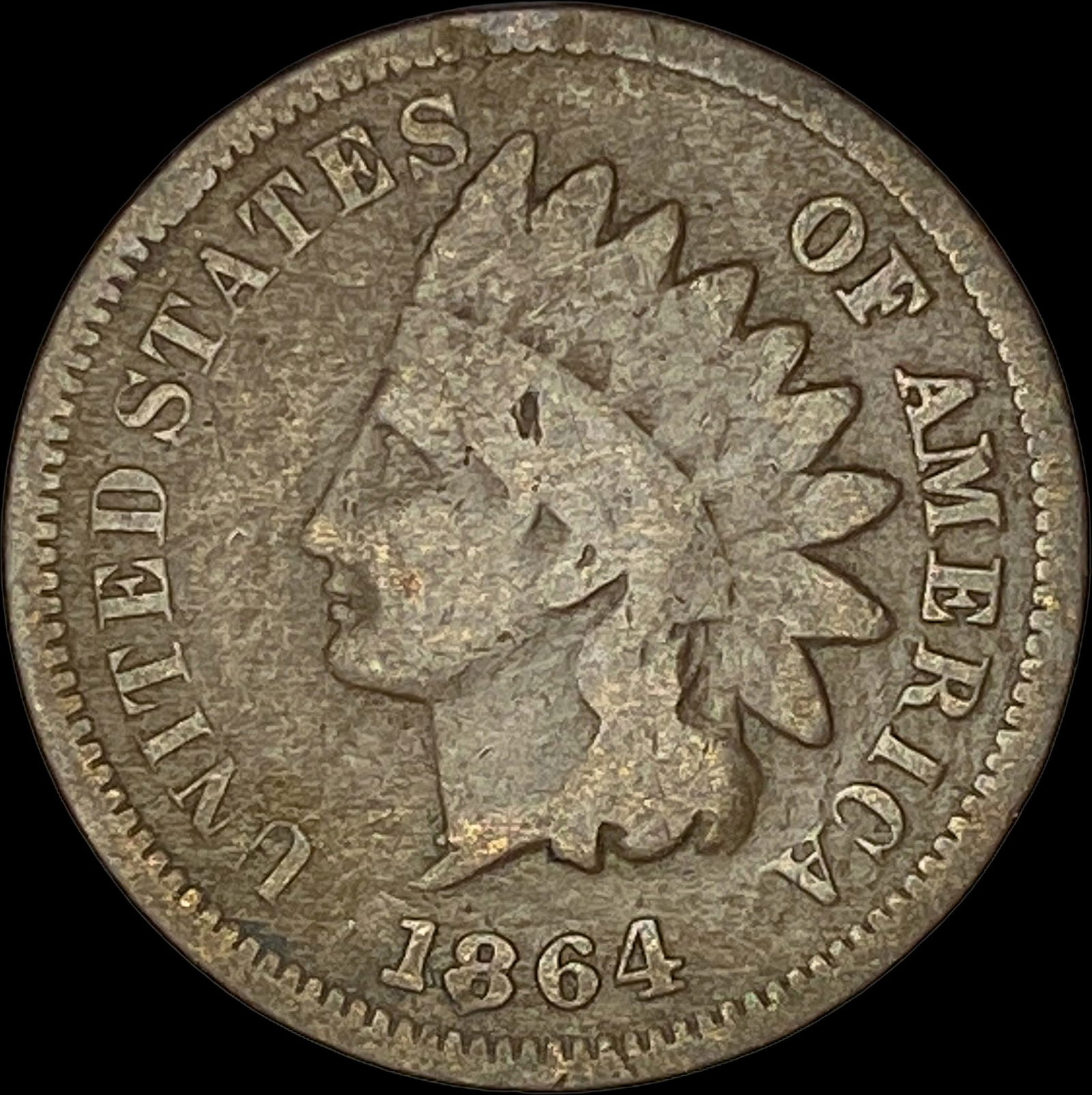 1922 No D Strong REV Wheat Cent LIGHT CIRC (1 of 2)