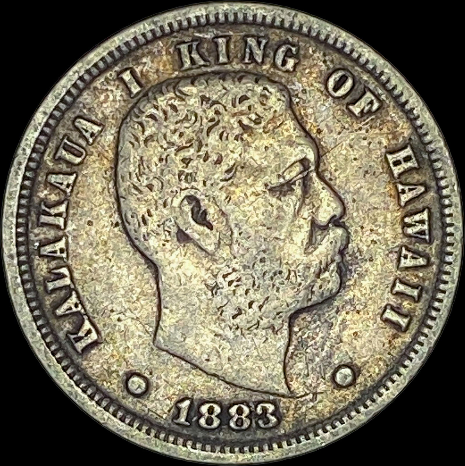 1883 Hawaii Silver Dime NEARLY UNCIRCULATED (1 of 2)