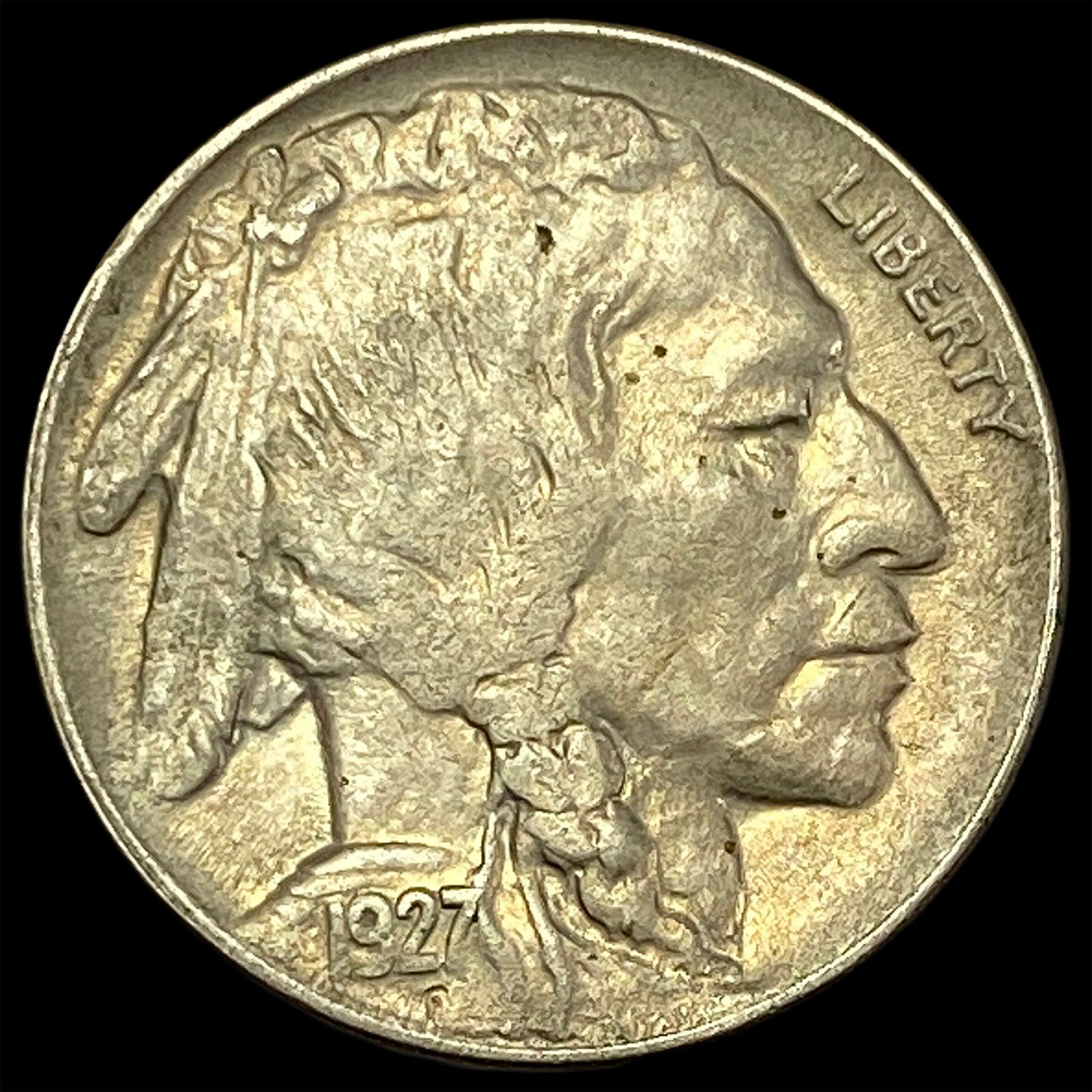 1927-D Nickel Five Cents Buffalo CLOSELY UNCIRCULATED (1 of 2)