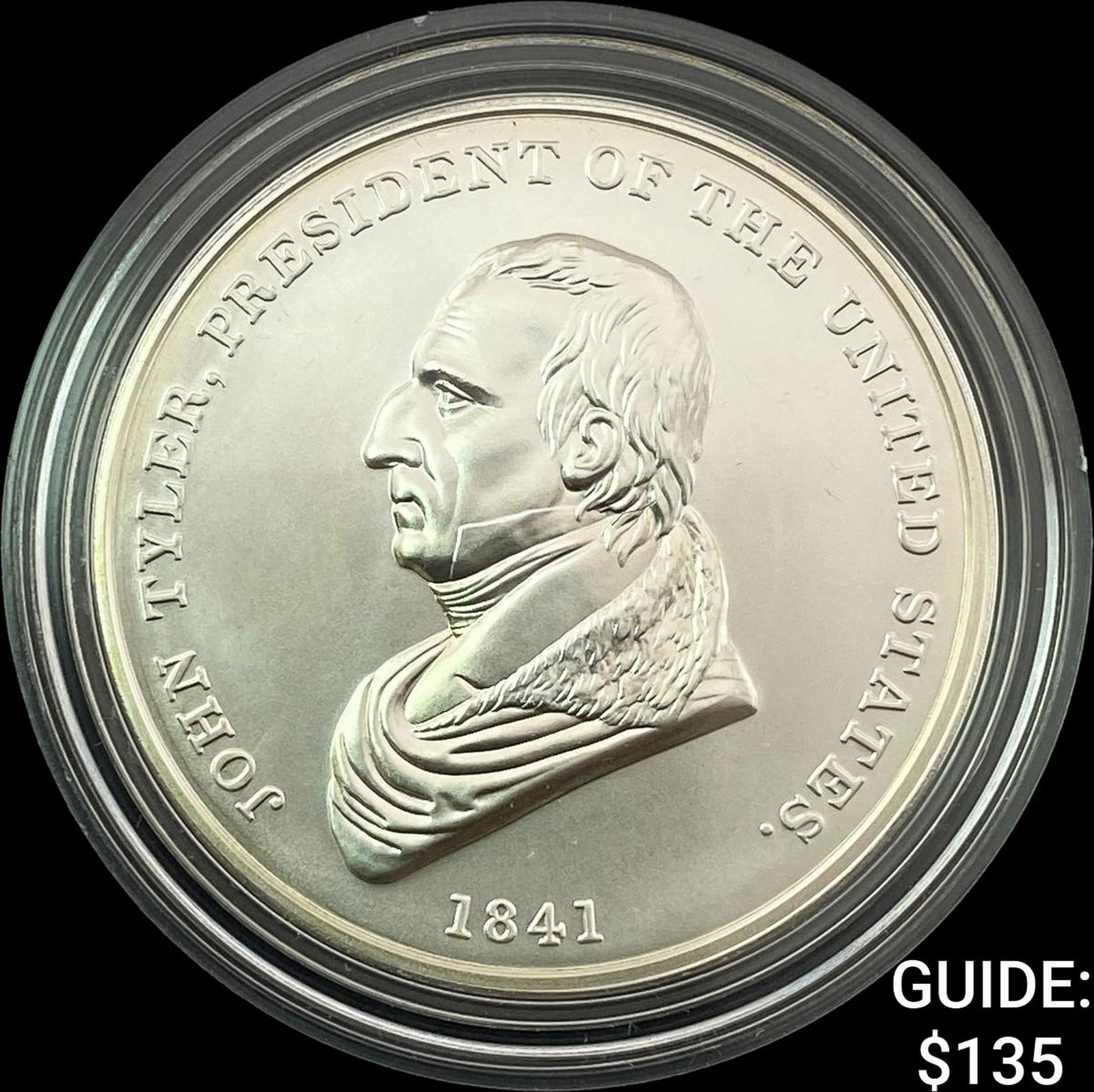 1841 Comm. Silver John Taylor Coin w/ Box (1 of 3)