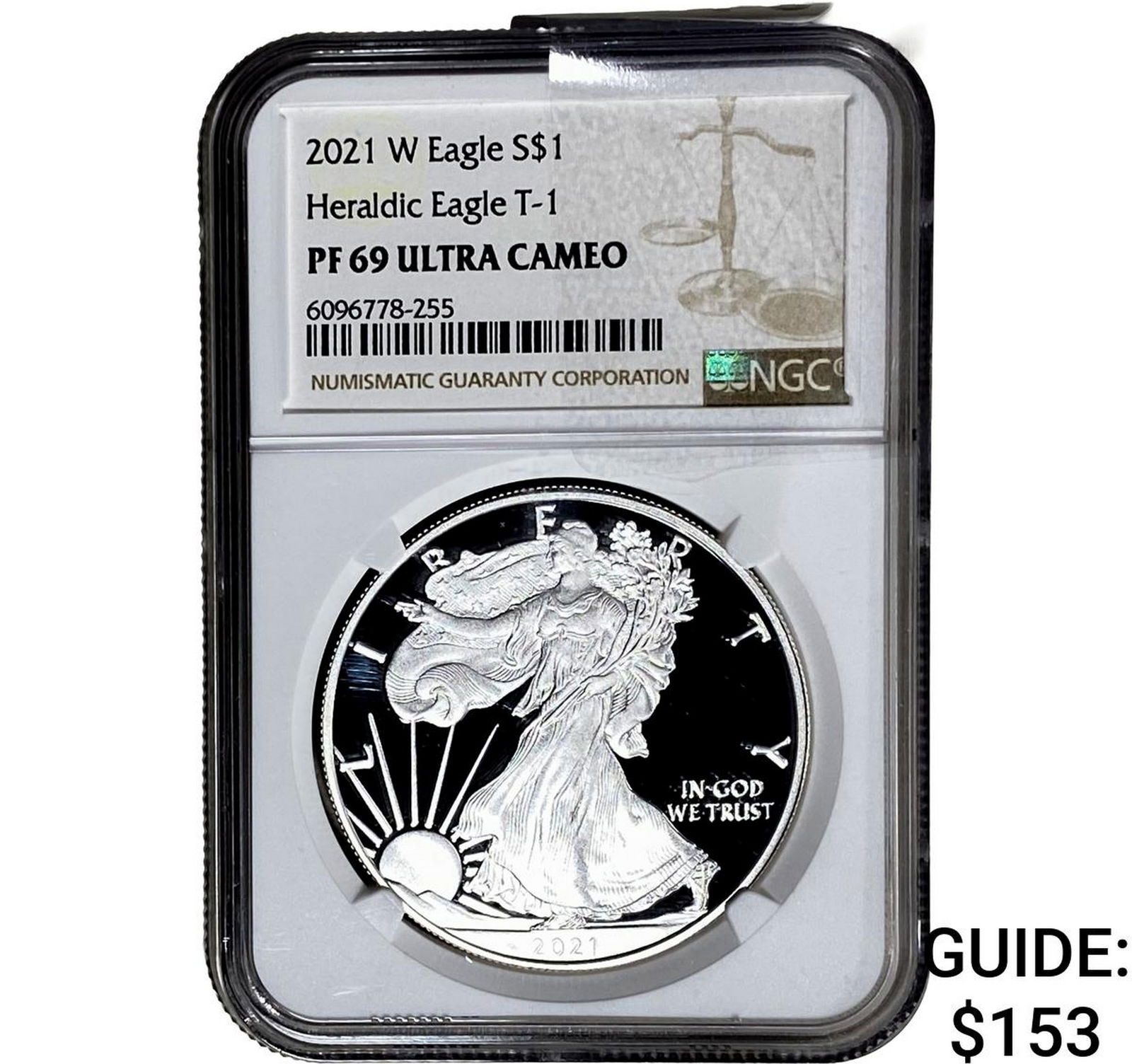 2021-W Silver Eagle NGC PF69 UC Heraldic Eagle T-1 (1 of 2)