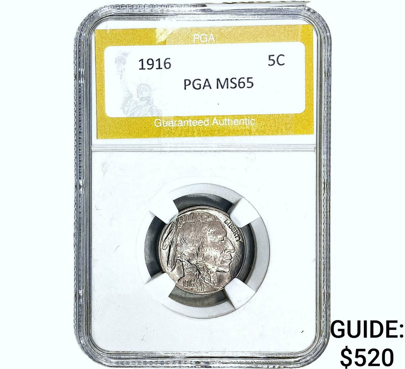 1916 Buffalo Nickel PGA MS65 (1 of 2)