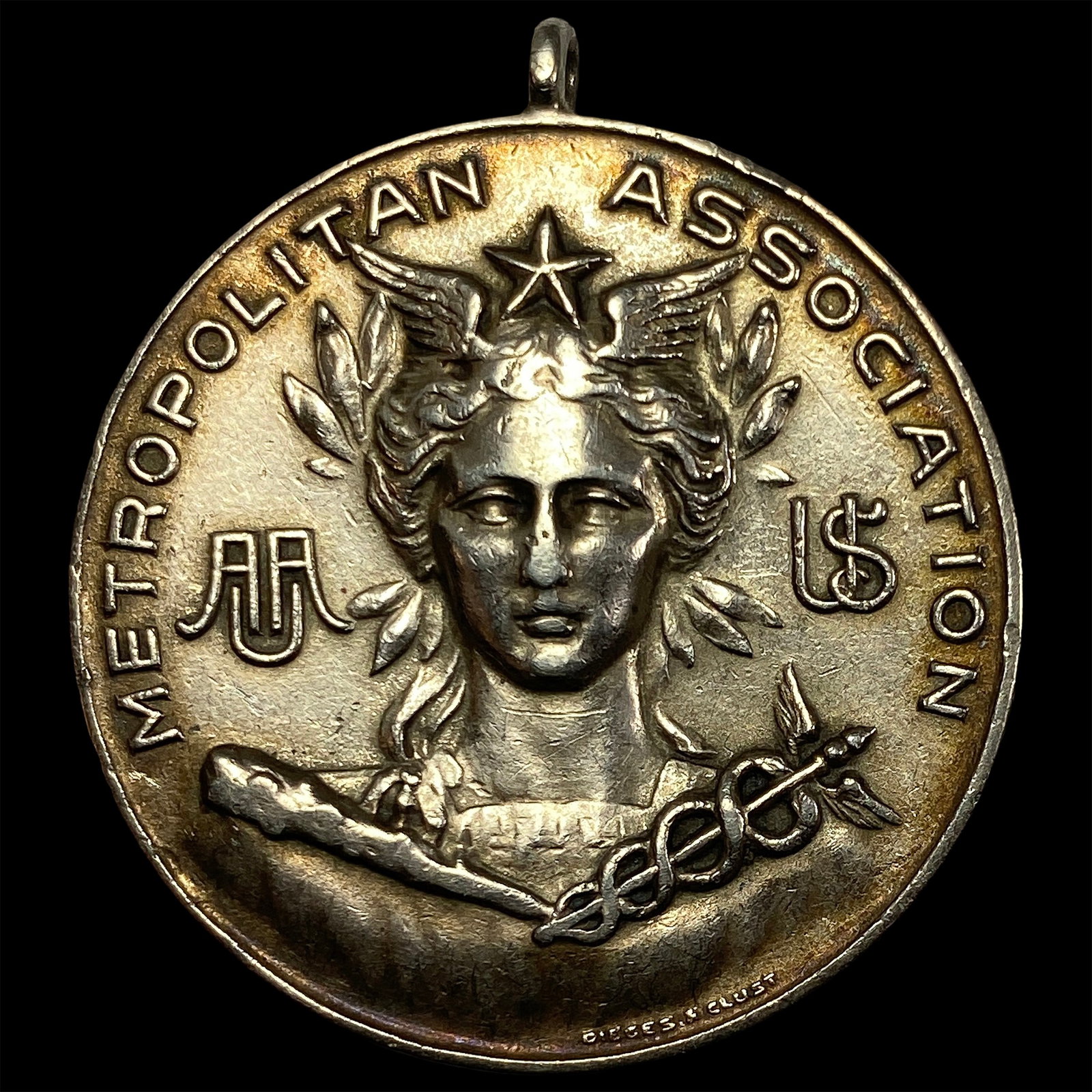 1922 Brooklyn/Long Island Boxing Champ Medal NEARLY UNCIRCULATED: 1922 Brooklyn/Long Island Boxing Champ Medal NEARLY UNCIRCULATED