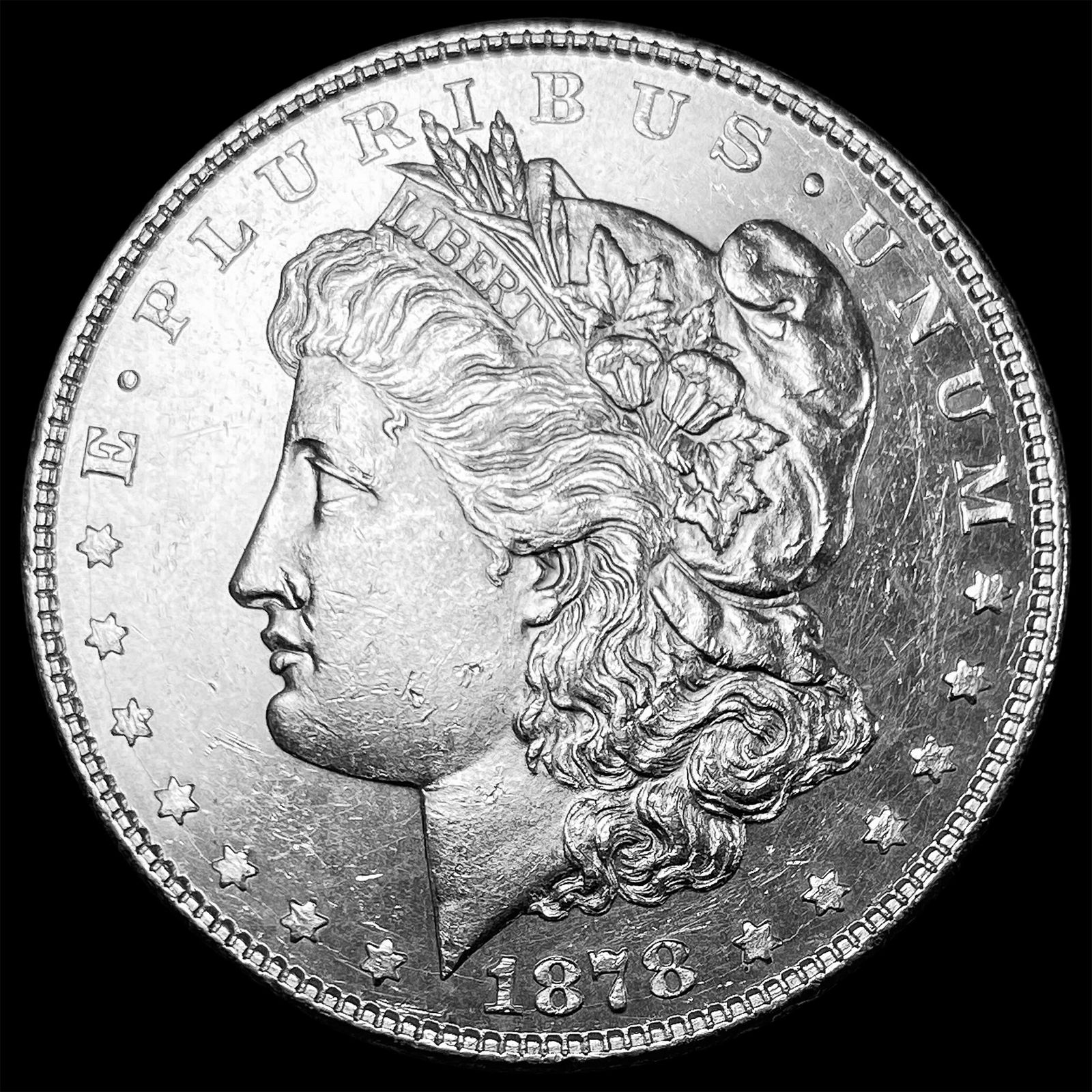 1878 8TF Silver Morgan Dollar CHOICE AU (1 of 2)