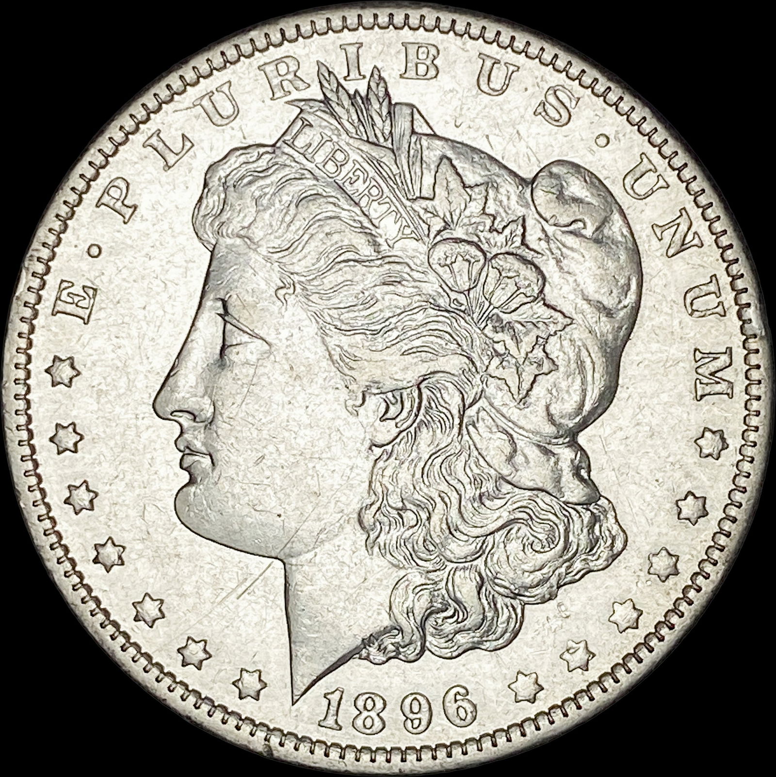 1896-O Silver Morgan Dollar CLOSELY UNCIRCULATED (1 of 2)
