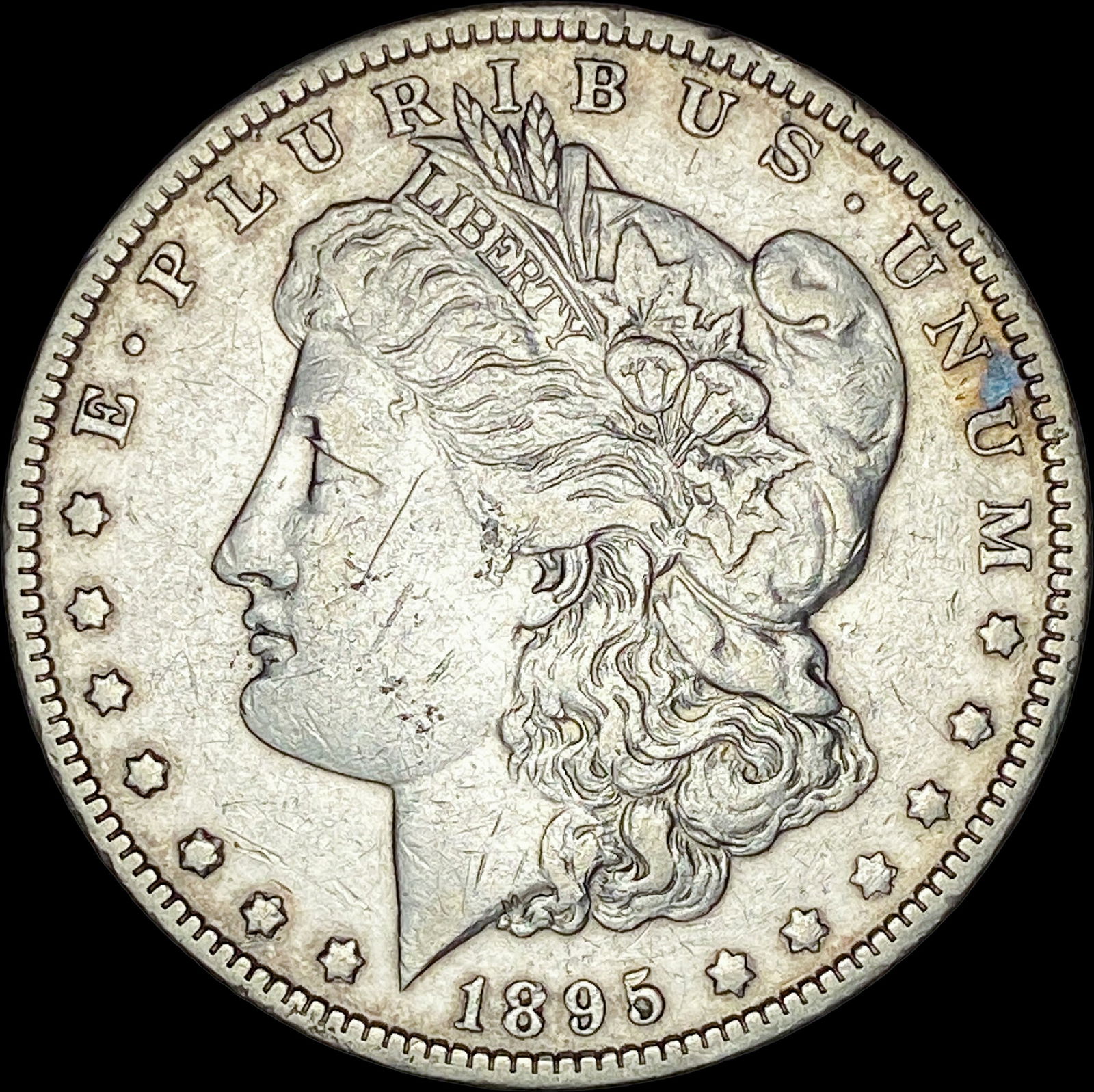 1895-O Silver Morgan Dollar NEARLY UNCIRCULATED (1 of 2)