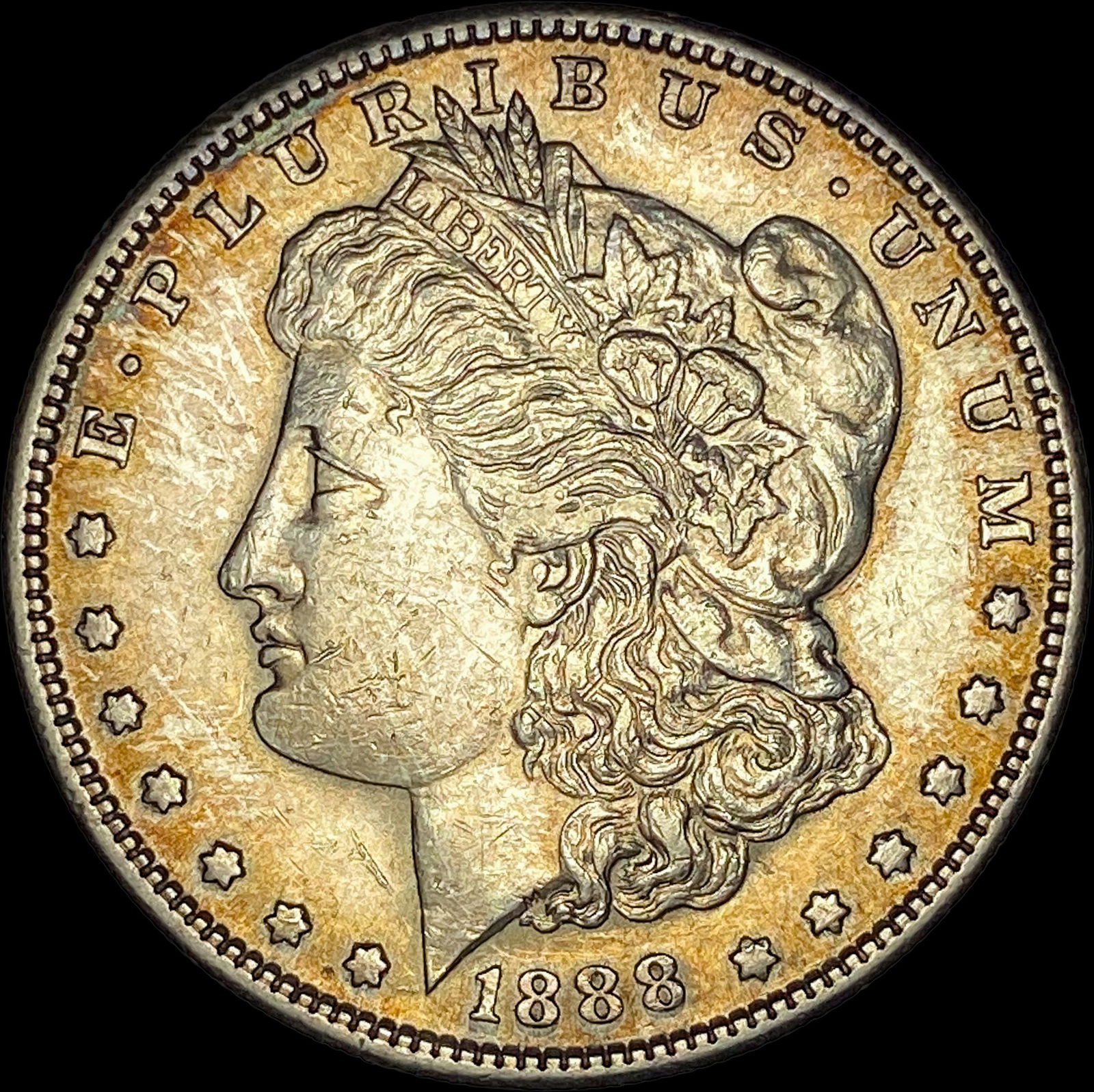 1888-S Silver Morgan Dollar CLOSELY UNCIRCULATED (1 of 2)