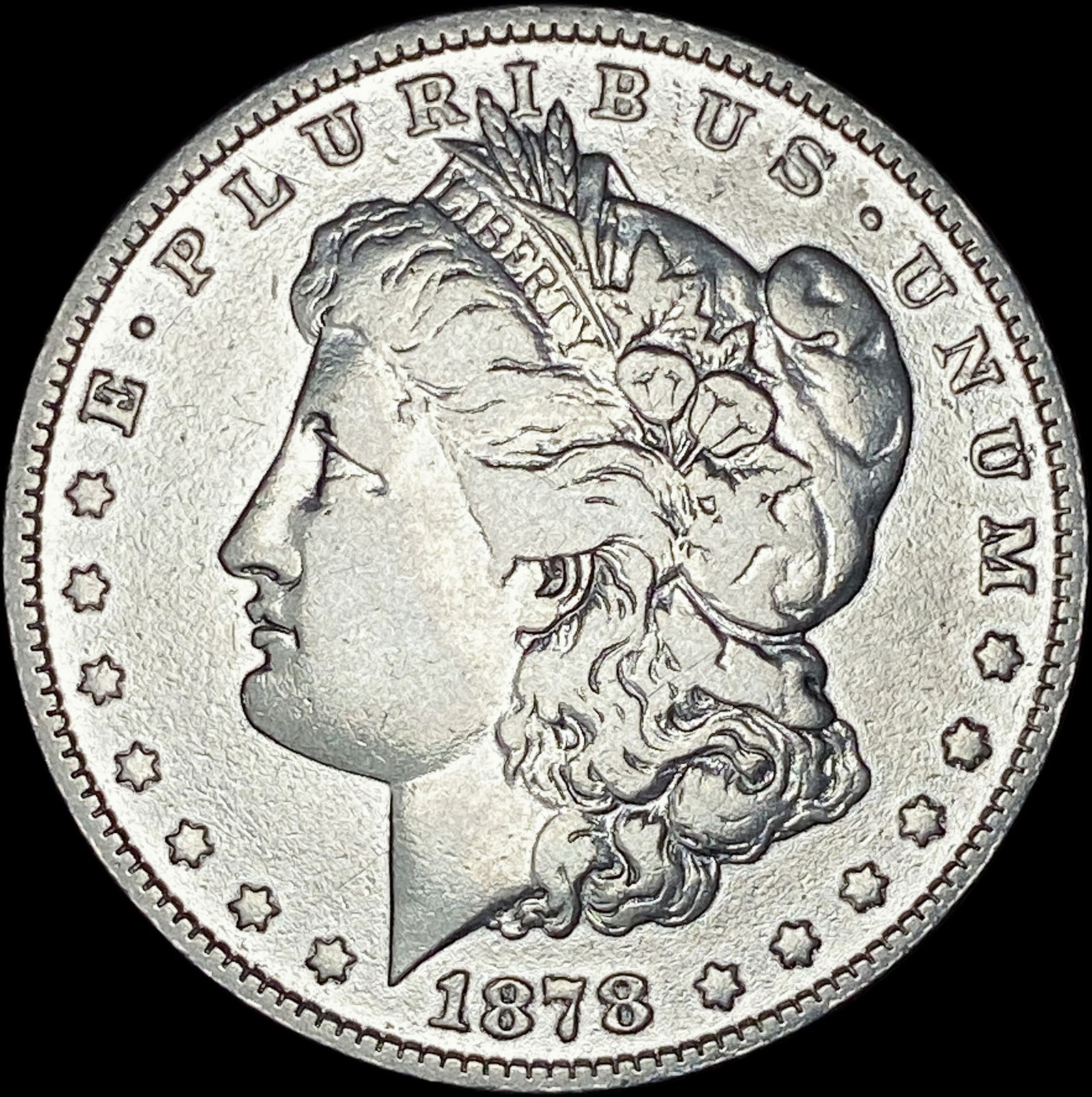 1878 8TF Silver Morgan Dollar LIGHTLY CIRCULATED (1 of 2)