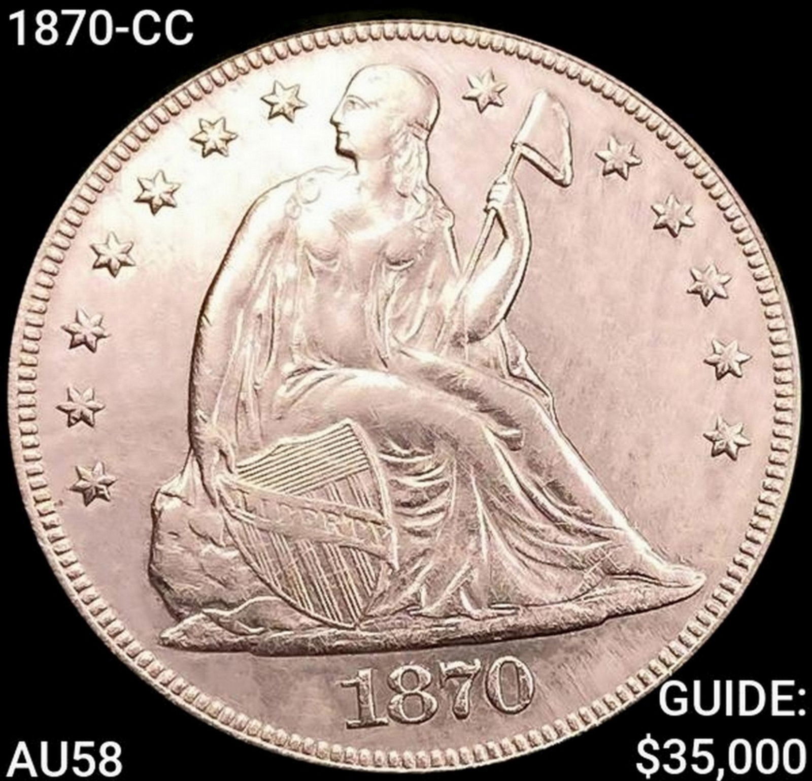 1870-CC Seated Liberty Dollar CHOICE AU (1 of 2)