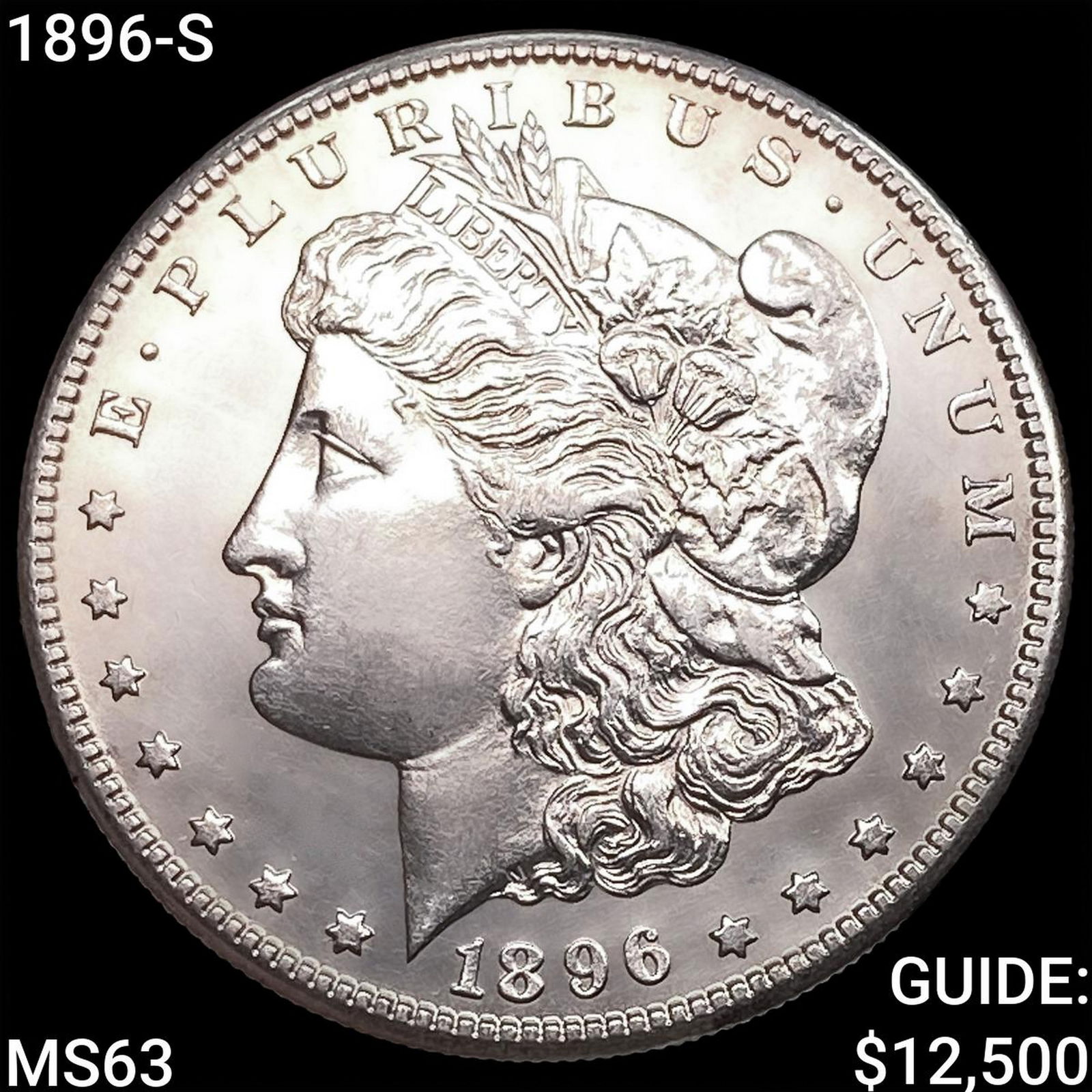 1896-S Morgan Silver Dollar CHOICE BU (1 of 2)