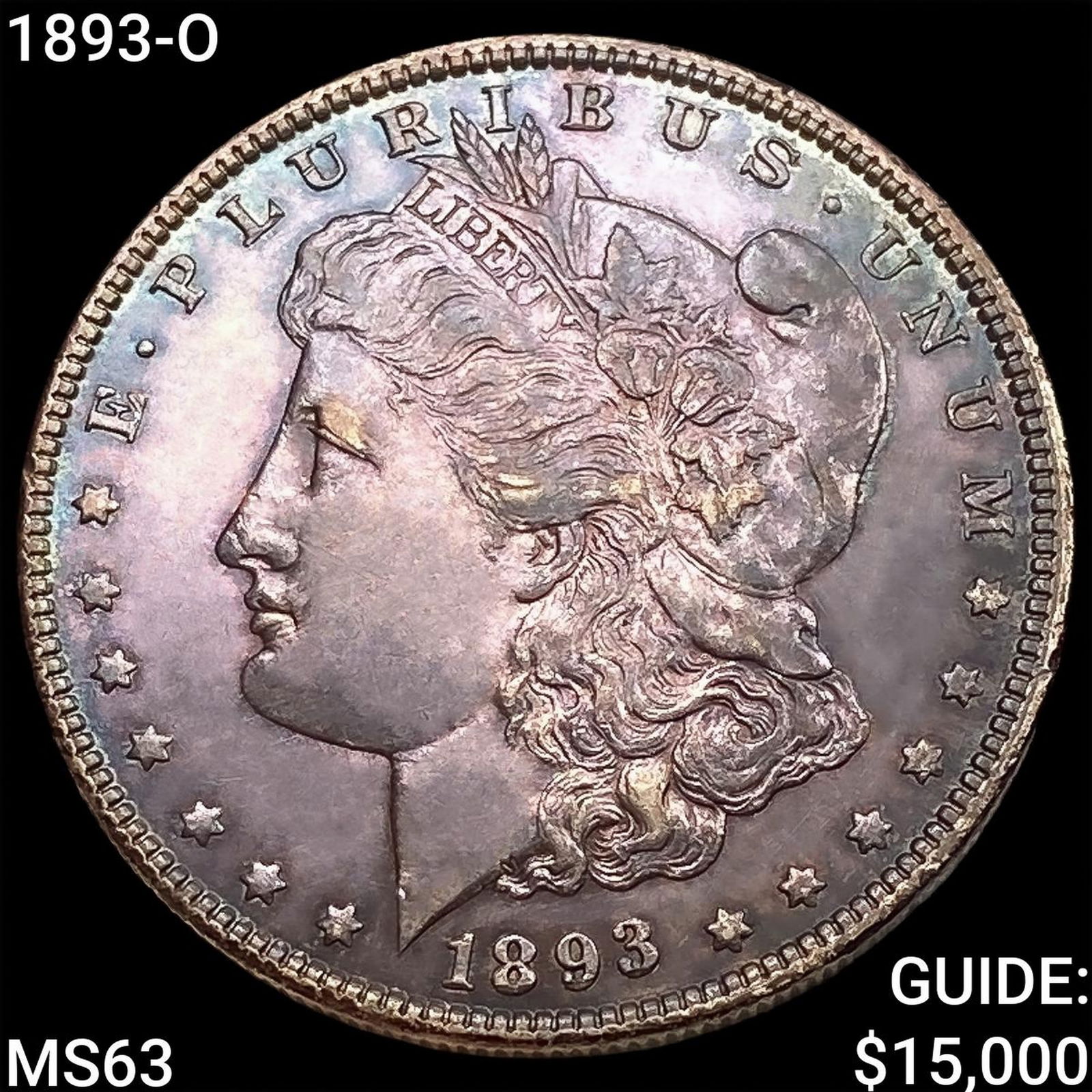 1893-O Morgan Silver Dollar CHOICE BU (1 of 2)