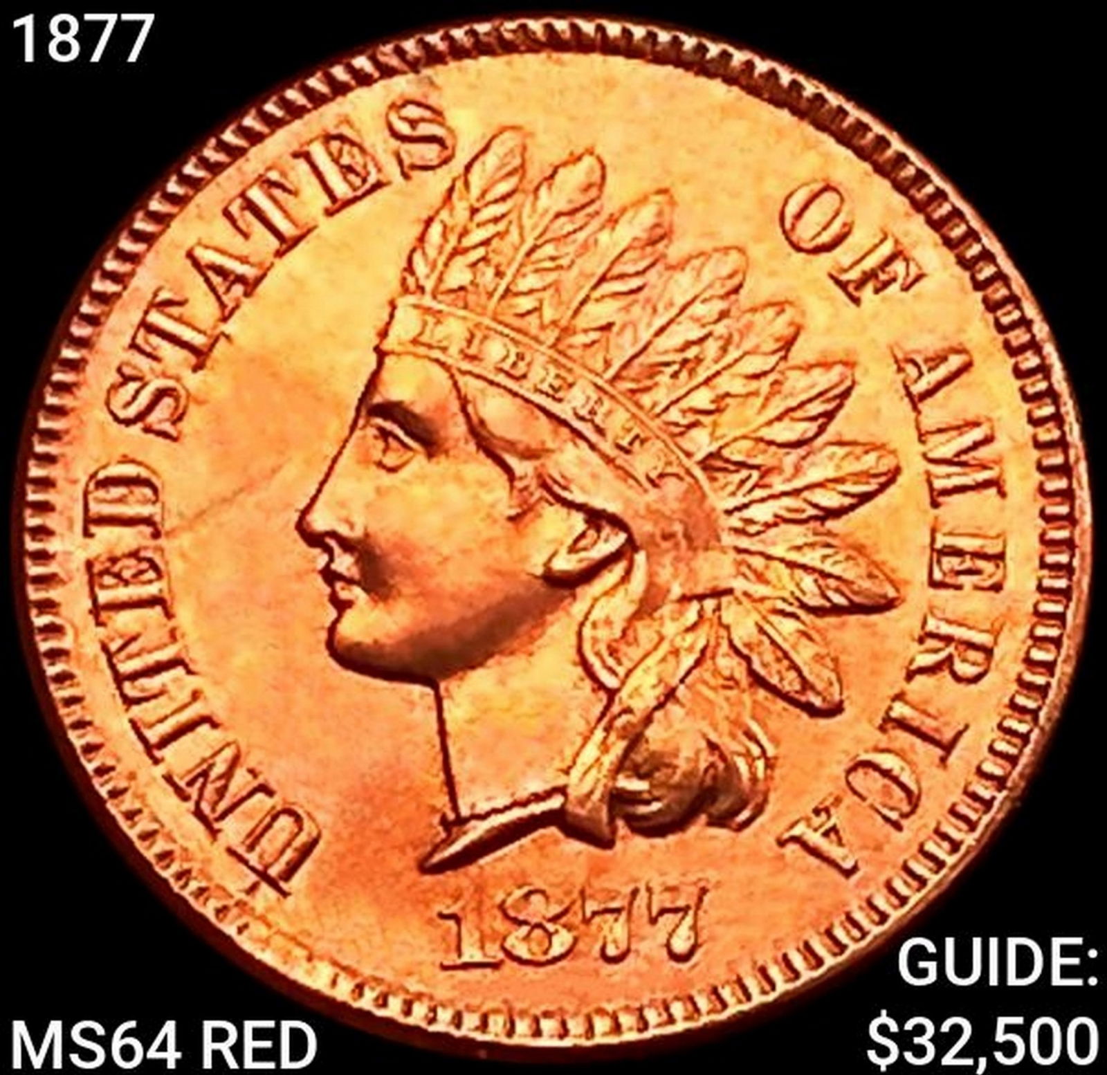 1877 Indian Head Cent CHOICE BU RD (1 of 2)