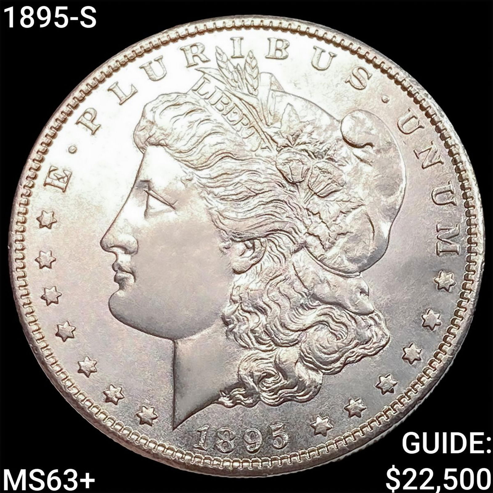 1895-S Morgan Silver Dollar CHOICE BU+ (1 of 2)